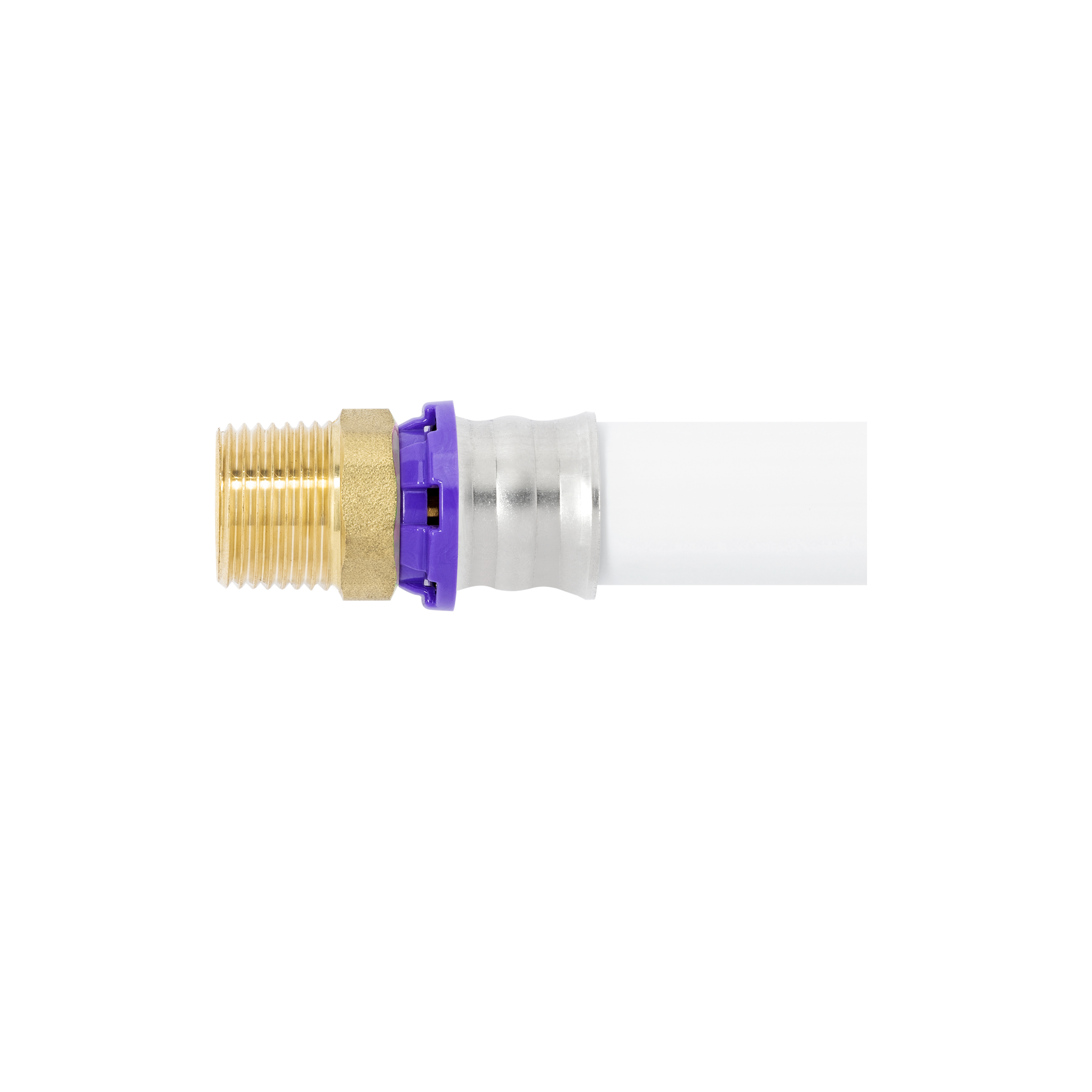 Manicotto per tubo 180° EQUATION in ottone M3/4