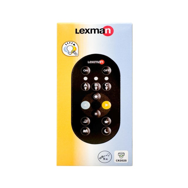 Télécommande pour ampoules télécommandées LEXMAN