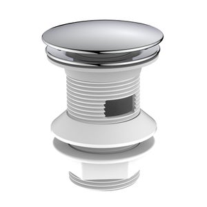 BB401 - Piletta Per Lavabo O Bidet Con Catena E Spina 32 - Piletta In 32 Piletta In Plastica Uscita Maschio 33 42 Fornita Completa Di Catena 84914666