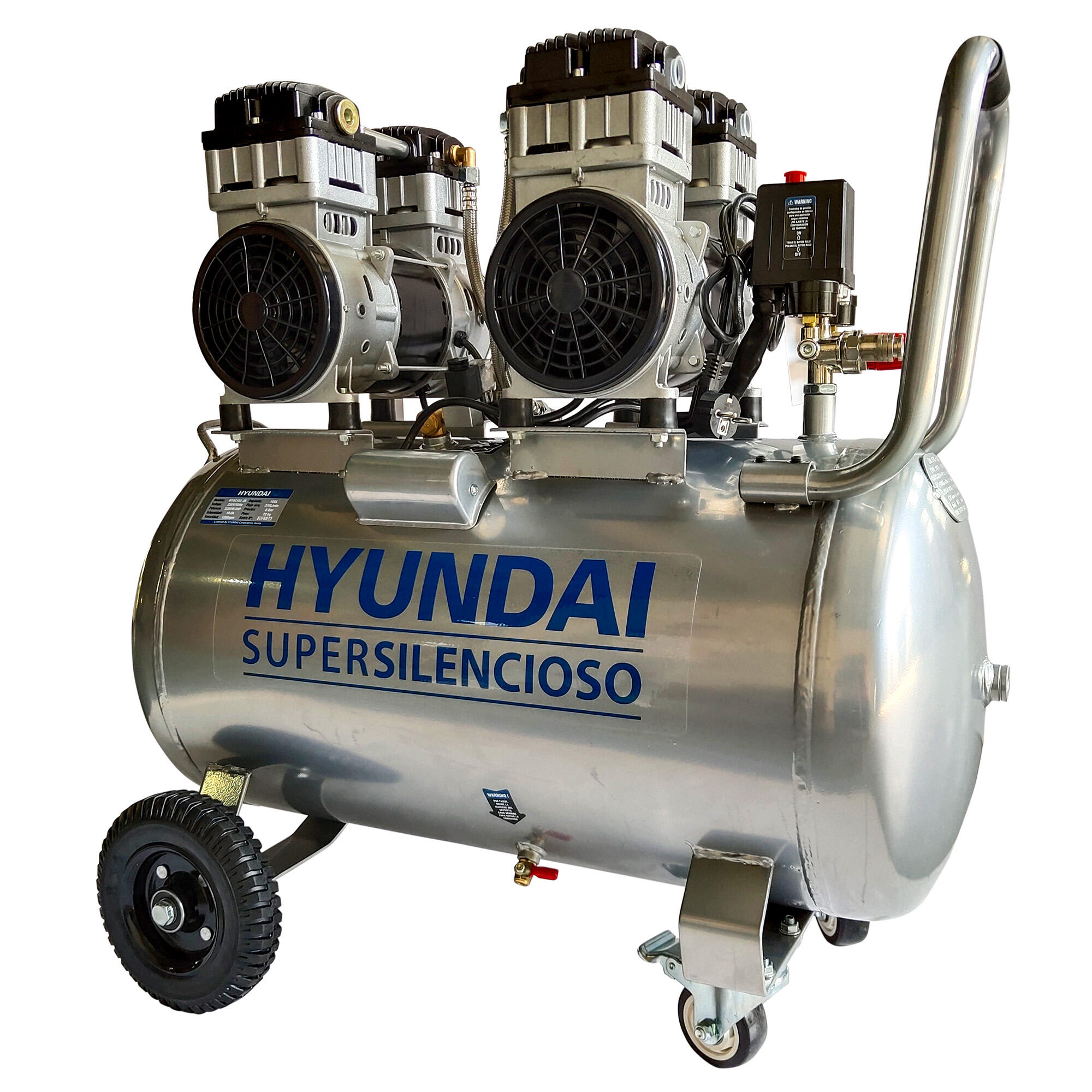 Compressor silencioso HYAC100-3S 3 CV 100 Litros Hyundai - 2
