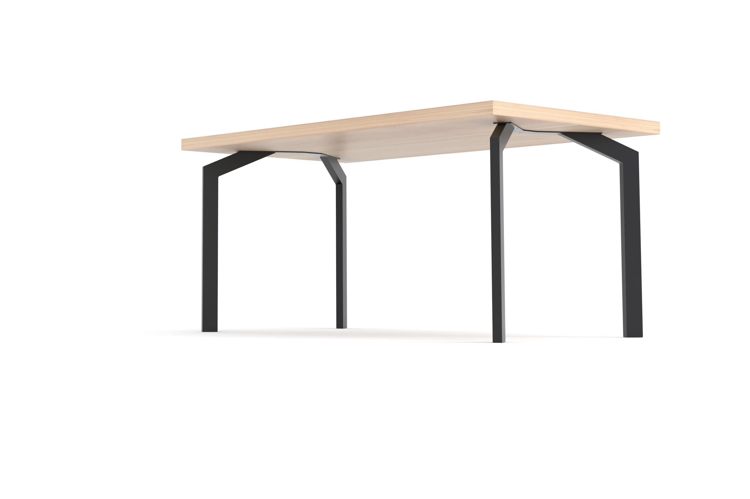 Pied de table design REI acier noir l.78 x H. 71 cm - 5