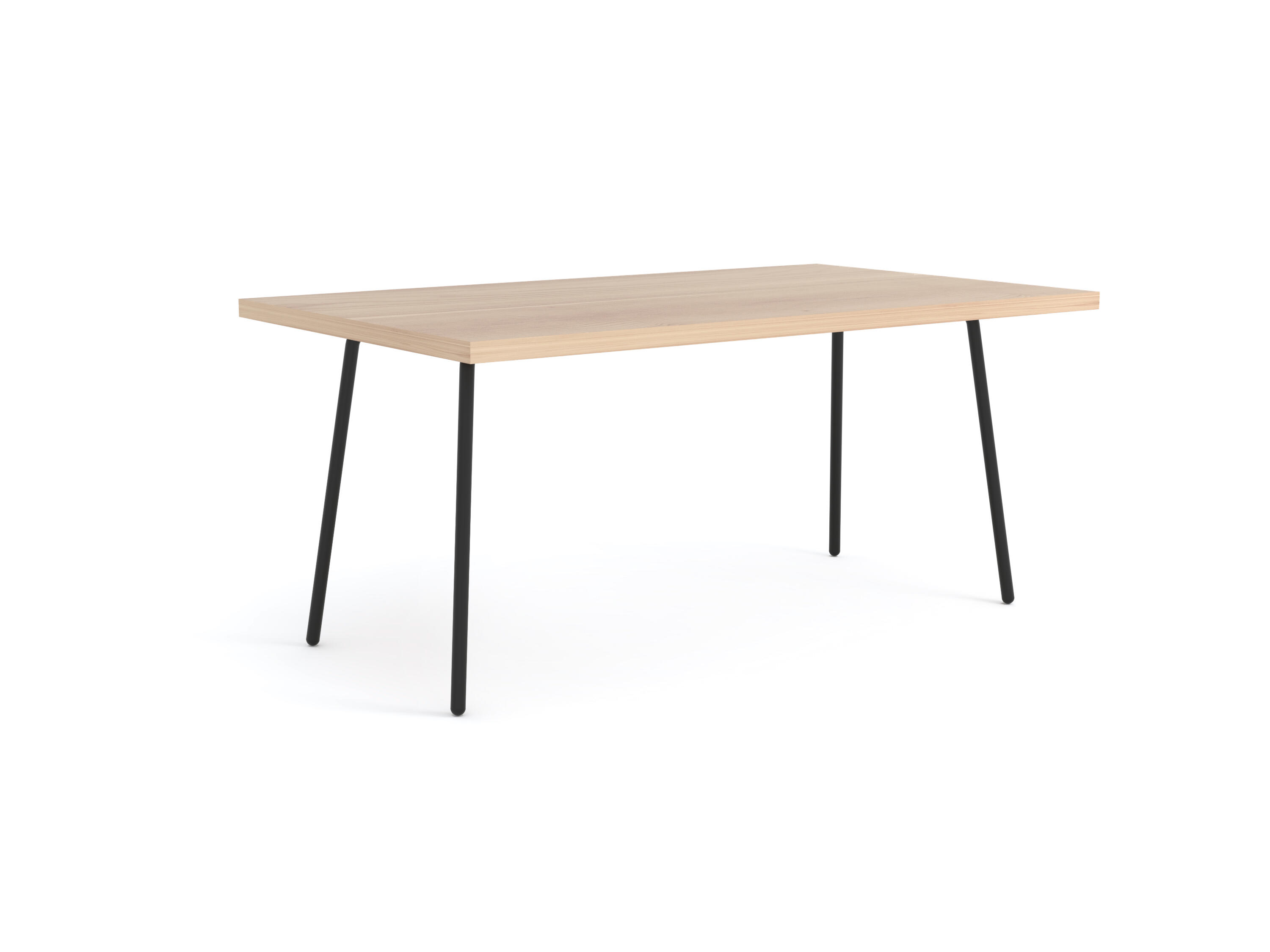 Pied de table REI acier noir mat l. 64 x H. 71 cm - 6