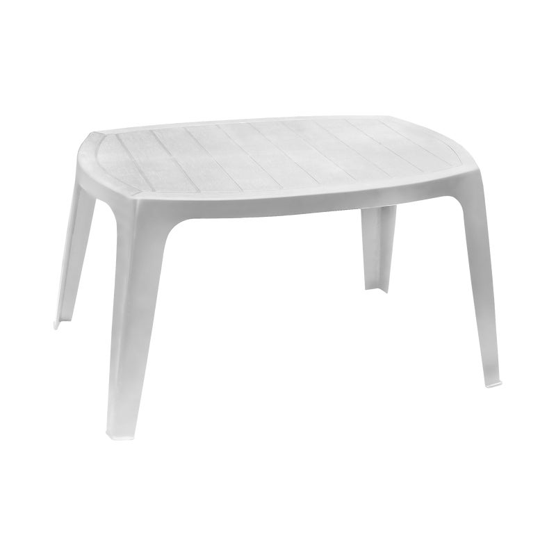 Stolik basenowy 76x49x43 cm biały Vog
