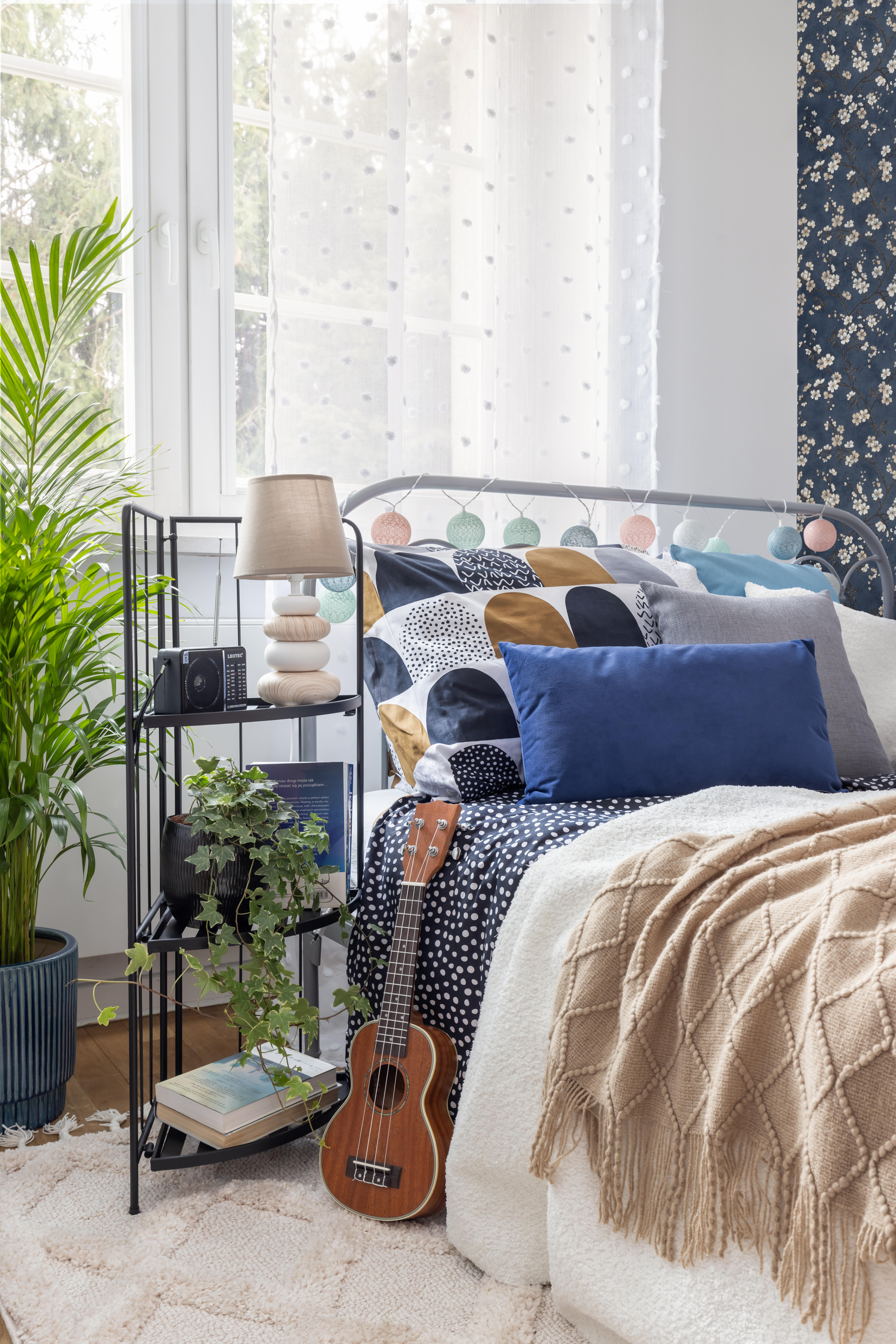 Lampa stołowa Navala beżowa E14 36 cm Inspire - 3