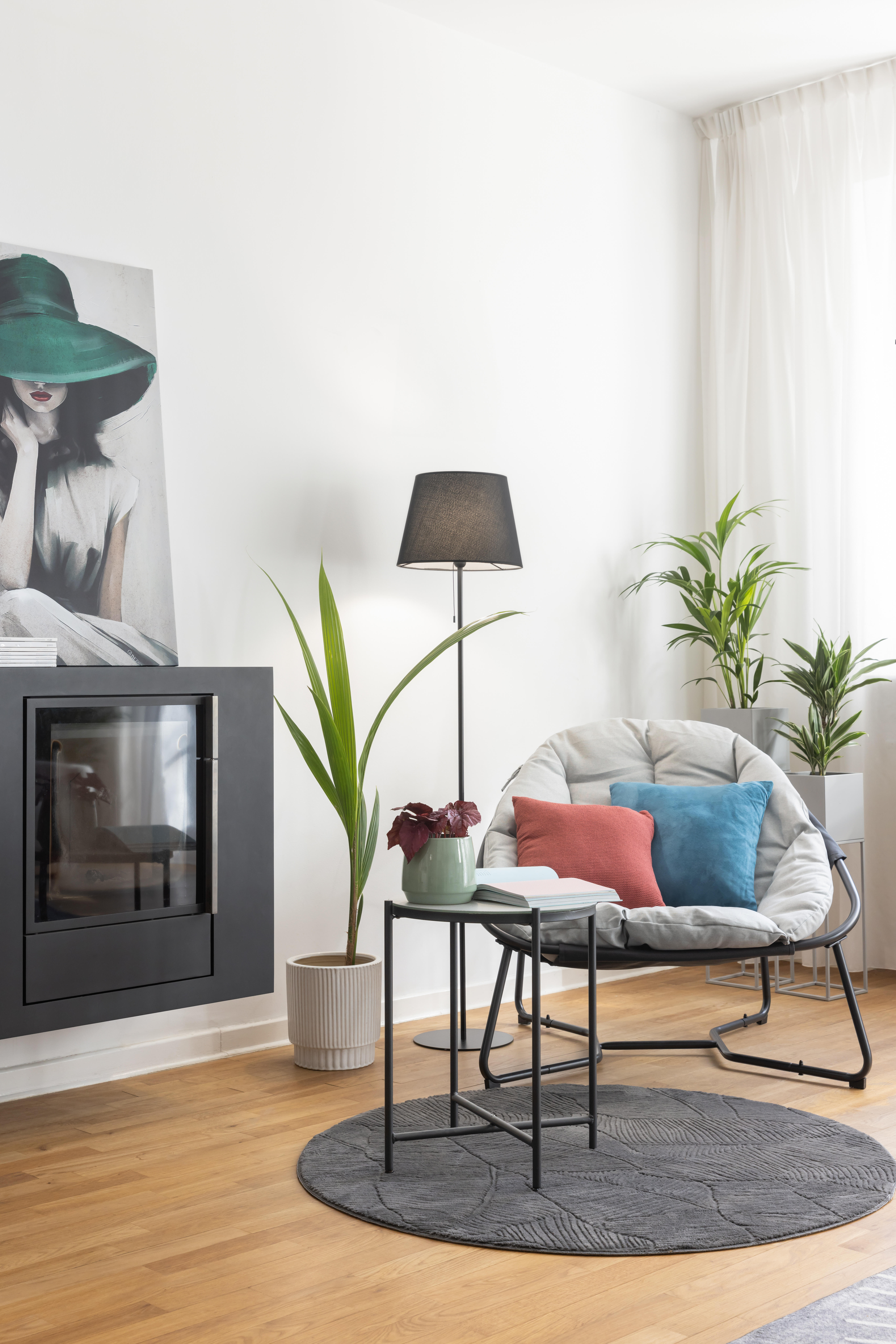 Fotel ogrodowy Moon szary Naterial - 2