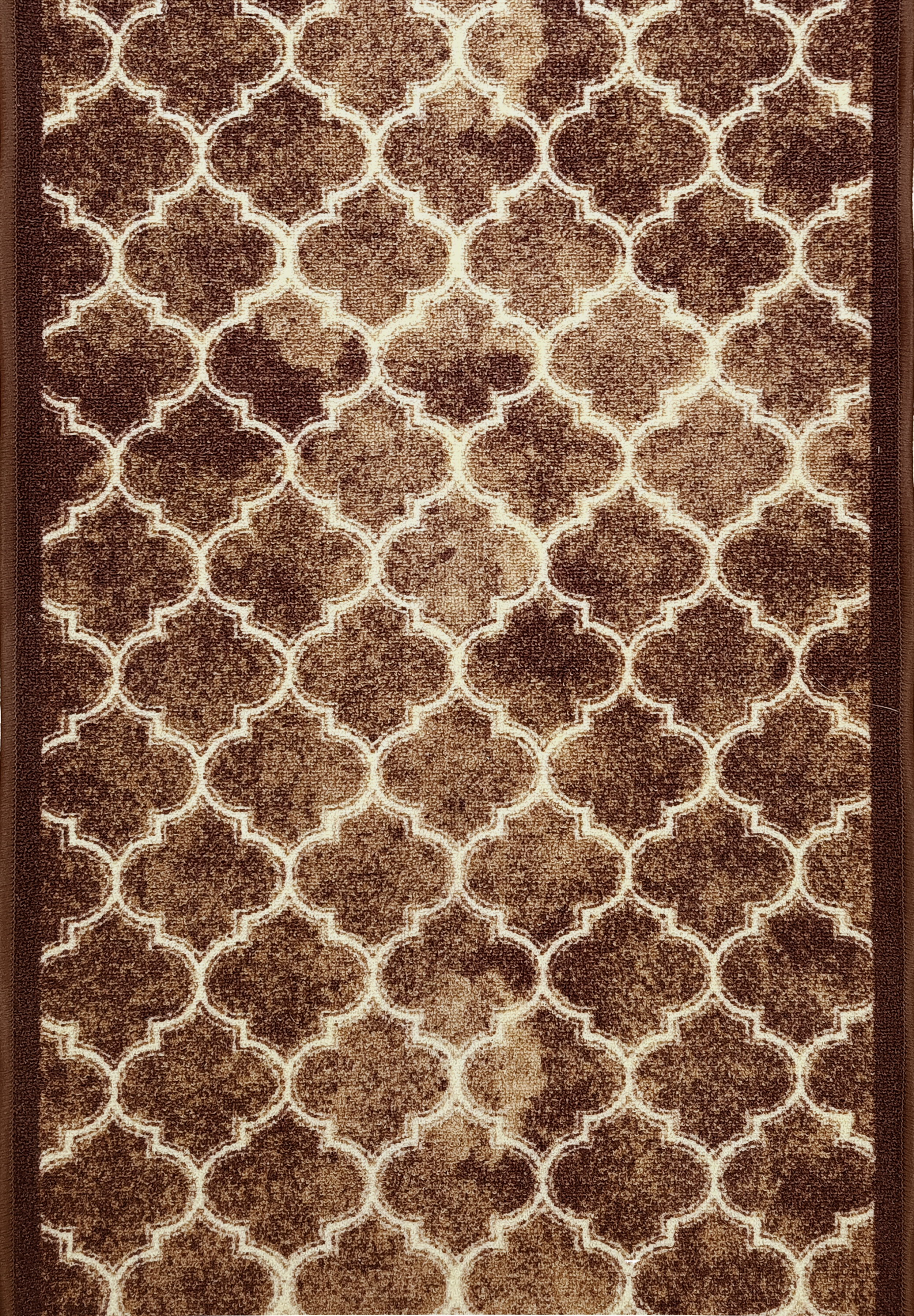 Chodnik dywanowy na mb Clover04 beżowy szer. 80 cm