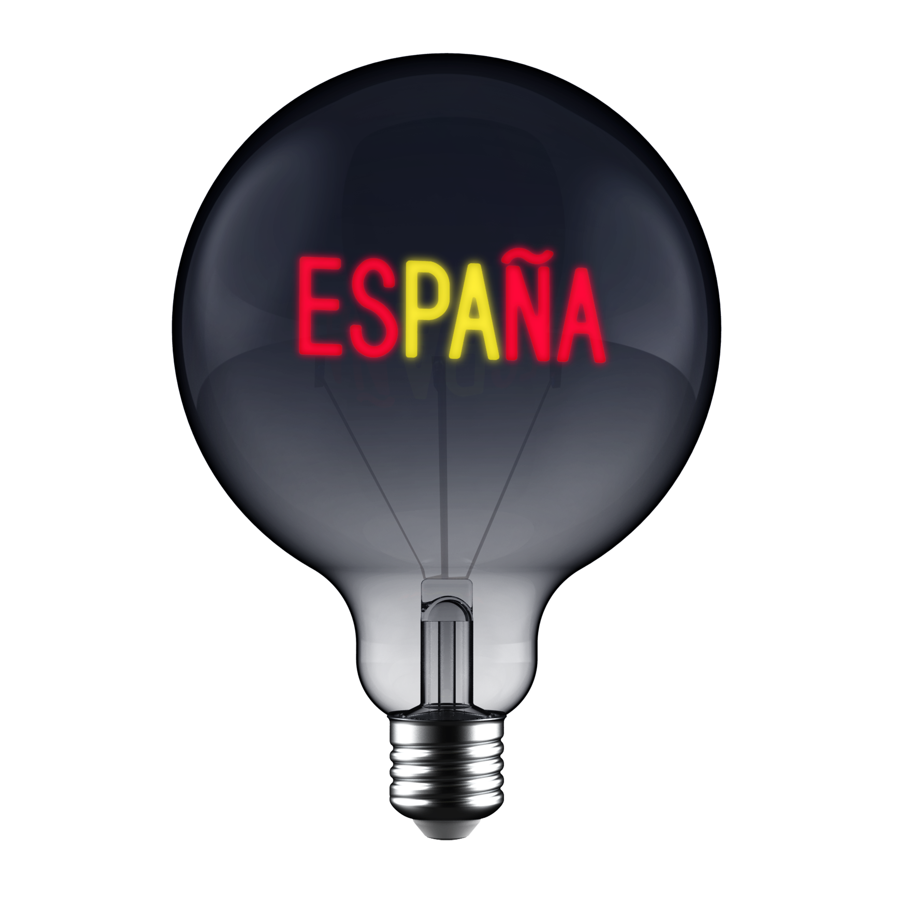 Bombilla decorativa LED filamento E27 forma esférica 30 lúmenes 2.5W - 5
