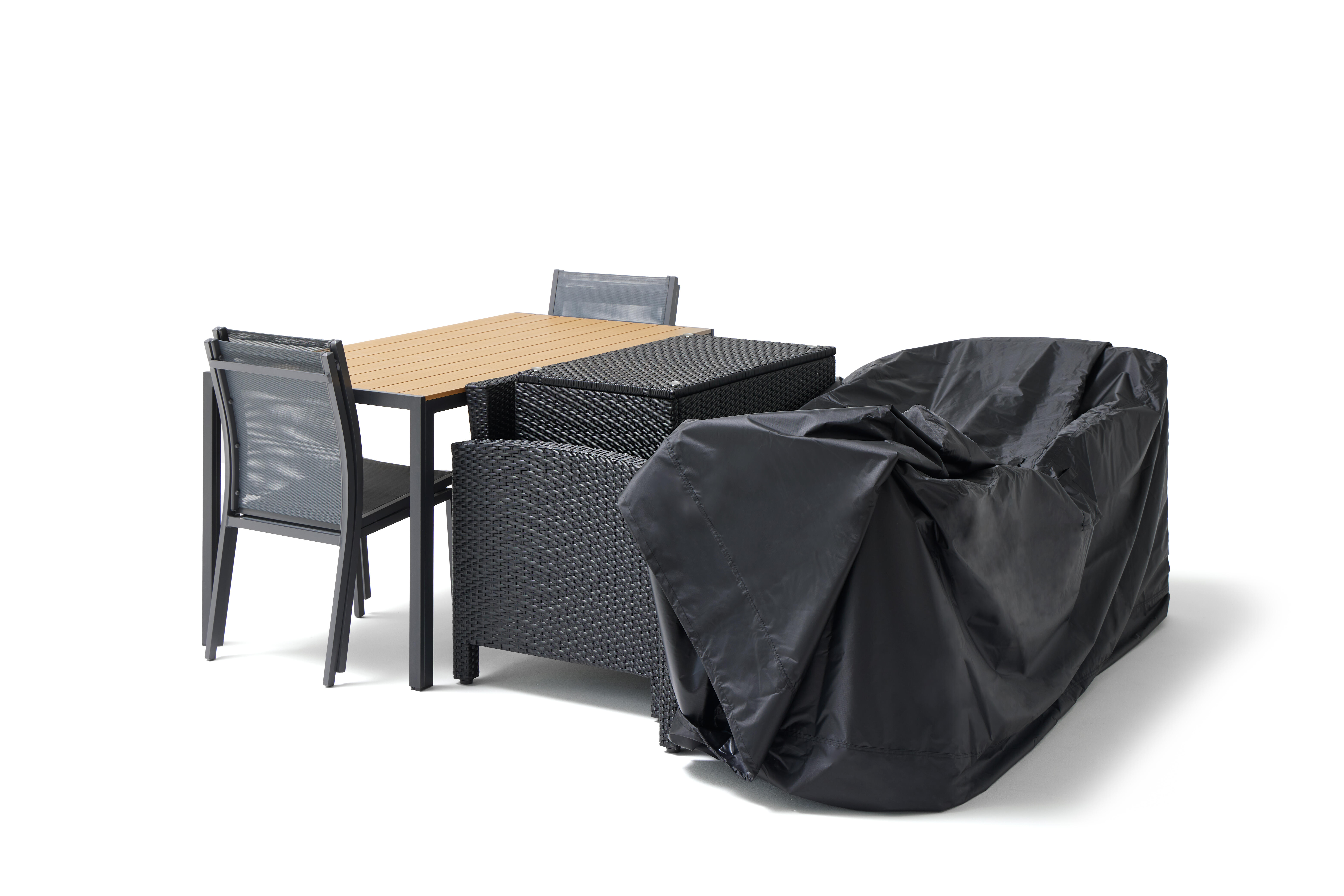 Funda de protección para muebles de exterior de poliéster de 220 x 190 x 90 cm