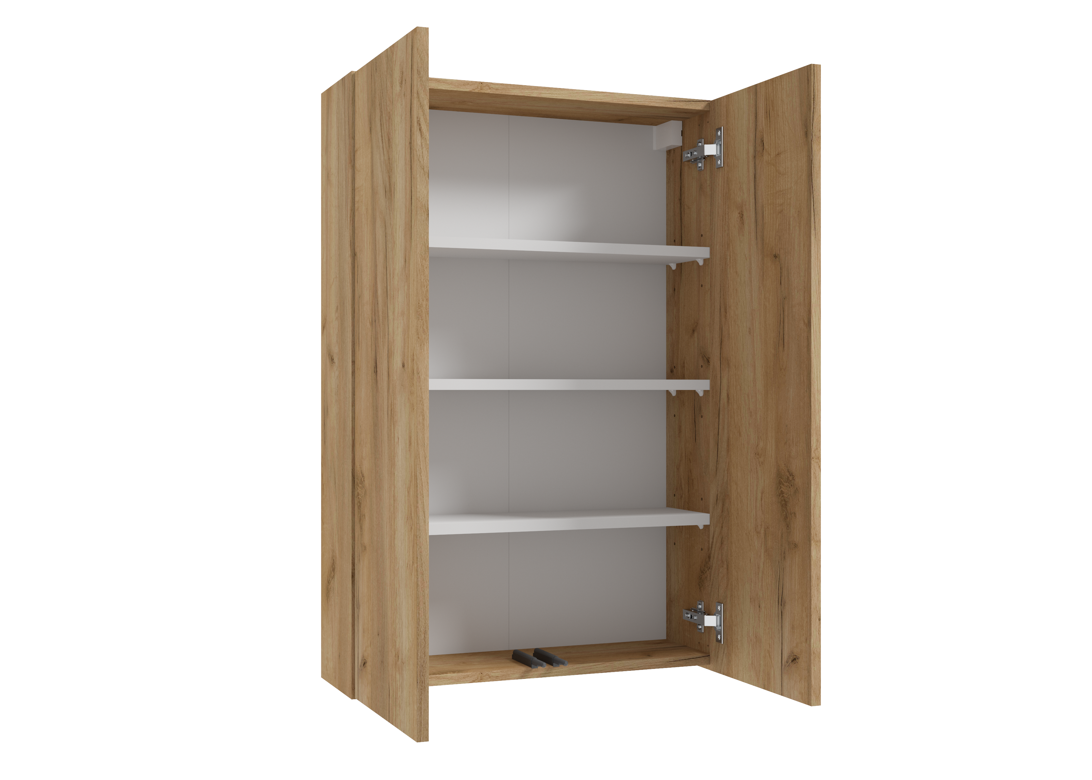 Szafka łazienkowa wisząca Duo 60x20x90 cm złoty dąb Defra - 4