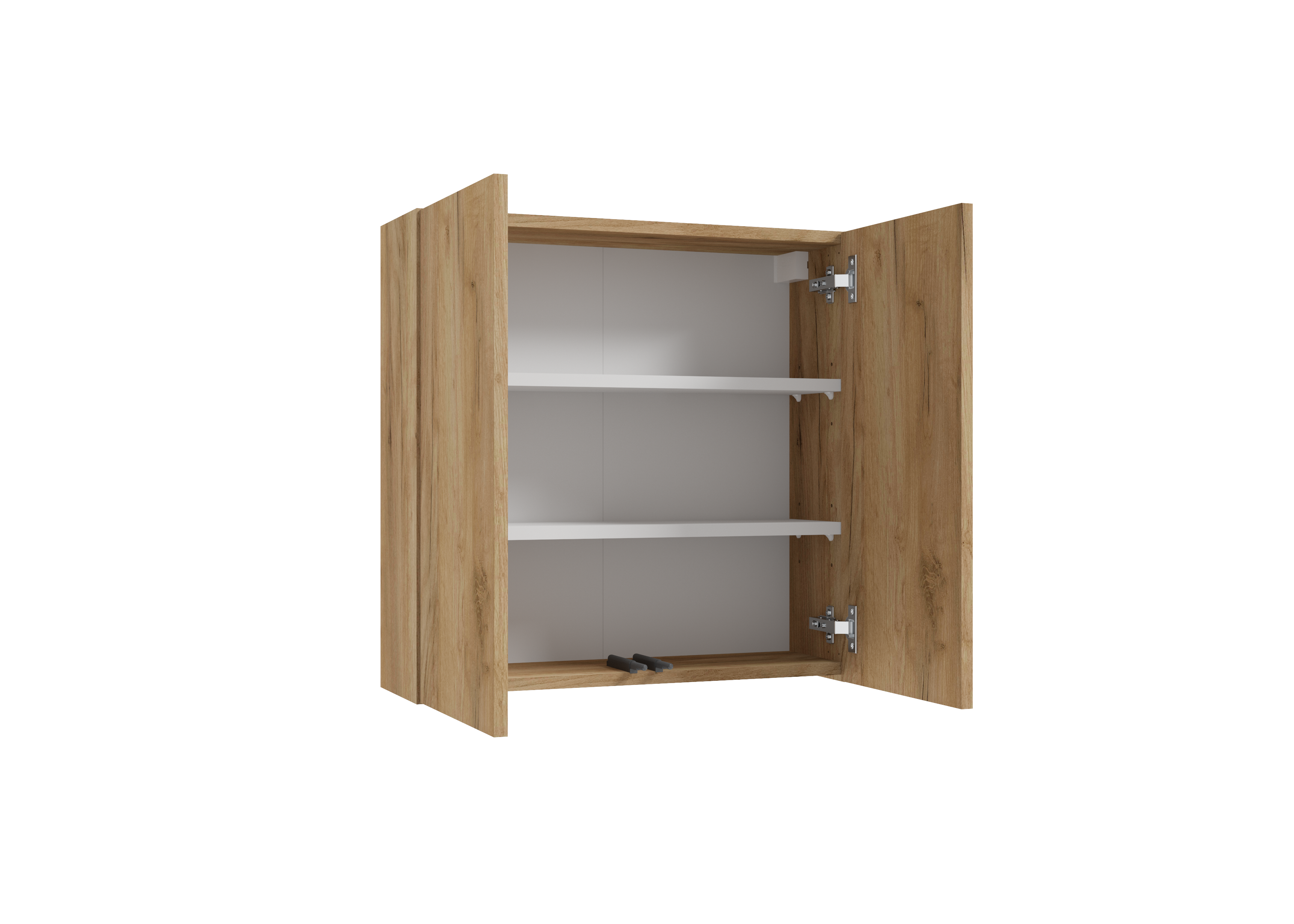 Szafka łazienkowa wisząca Duo 60x20x60 cm złoty dąb Defra - 4
