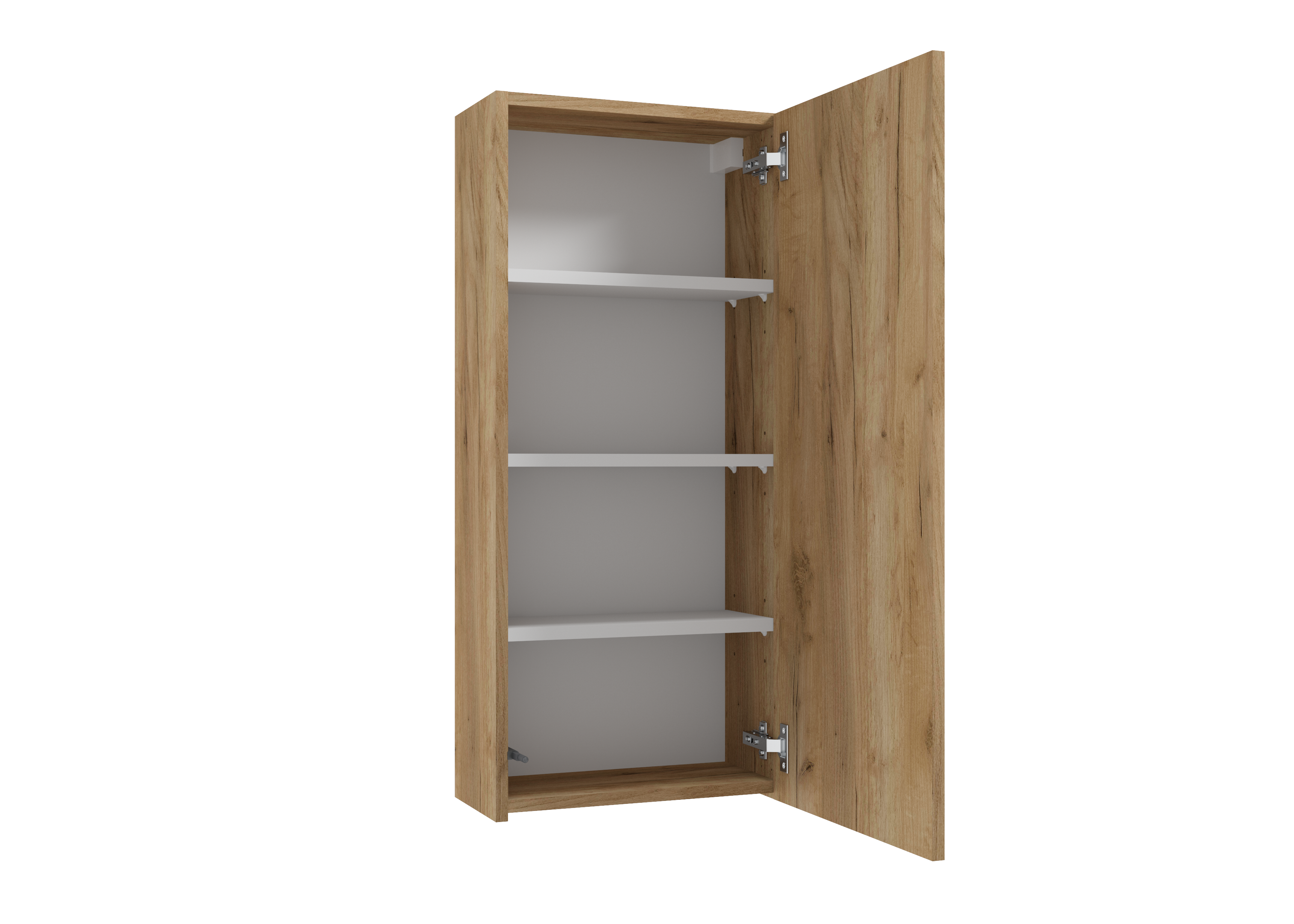 Szafka łazienkowa wisząca Duo 40x20x90 cm złoty dąb Defra - 4
