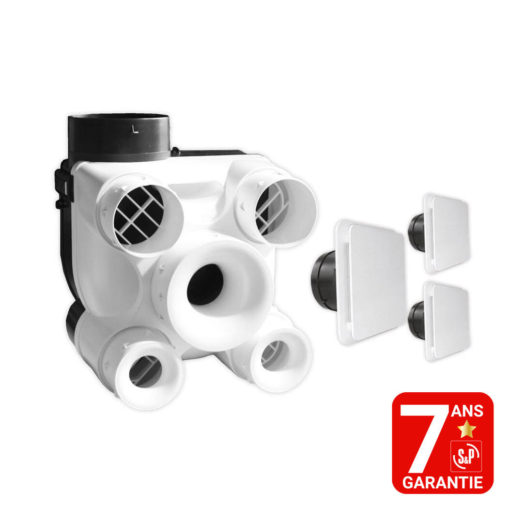 Ventilação mecânica controlada fluxo simples autoregulavel S&P 18 W 230 V - 12