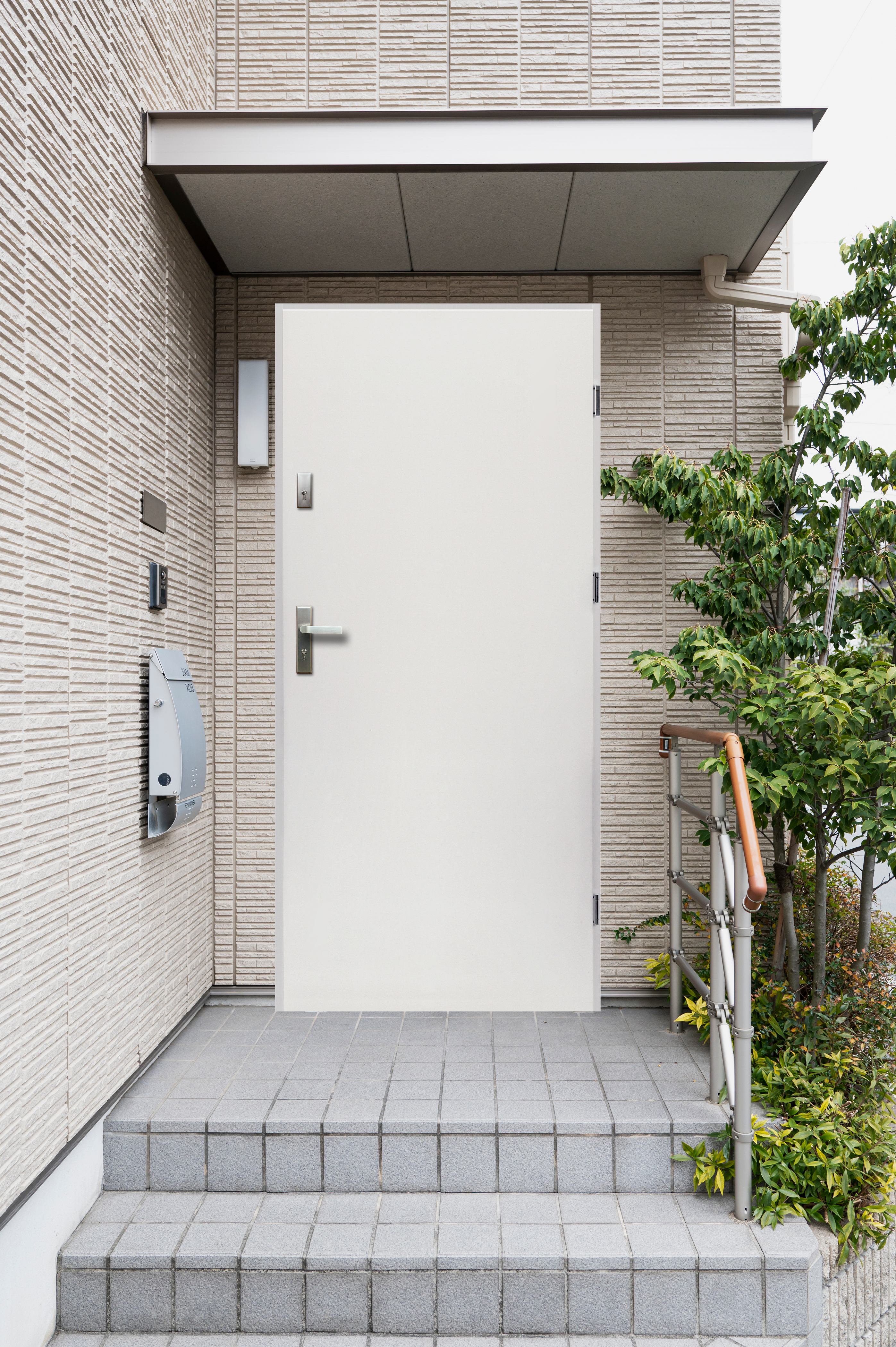 Drzwi zewnętrzne stalowe wejściowe Andromeda 68 białe 80 prawe Isoxa - 2