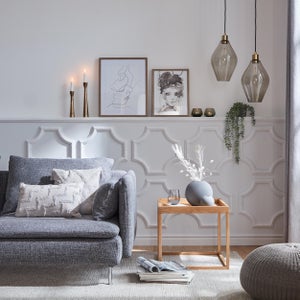 Pannelli 3D In Polistirolo Per Pareti E Soffitti - Decorativi E Facili Da Installare - 50x50 Cm, Bianco - Foto 8