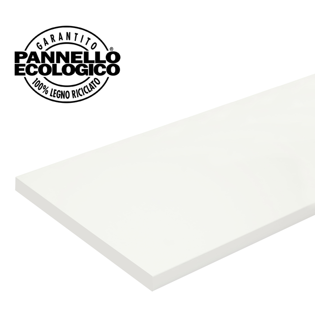 Ripiano per interno mobile in truciolare Ecologico L 200 x P 40 Sp 18 mm bianco