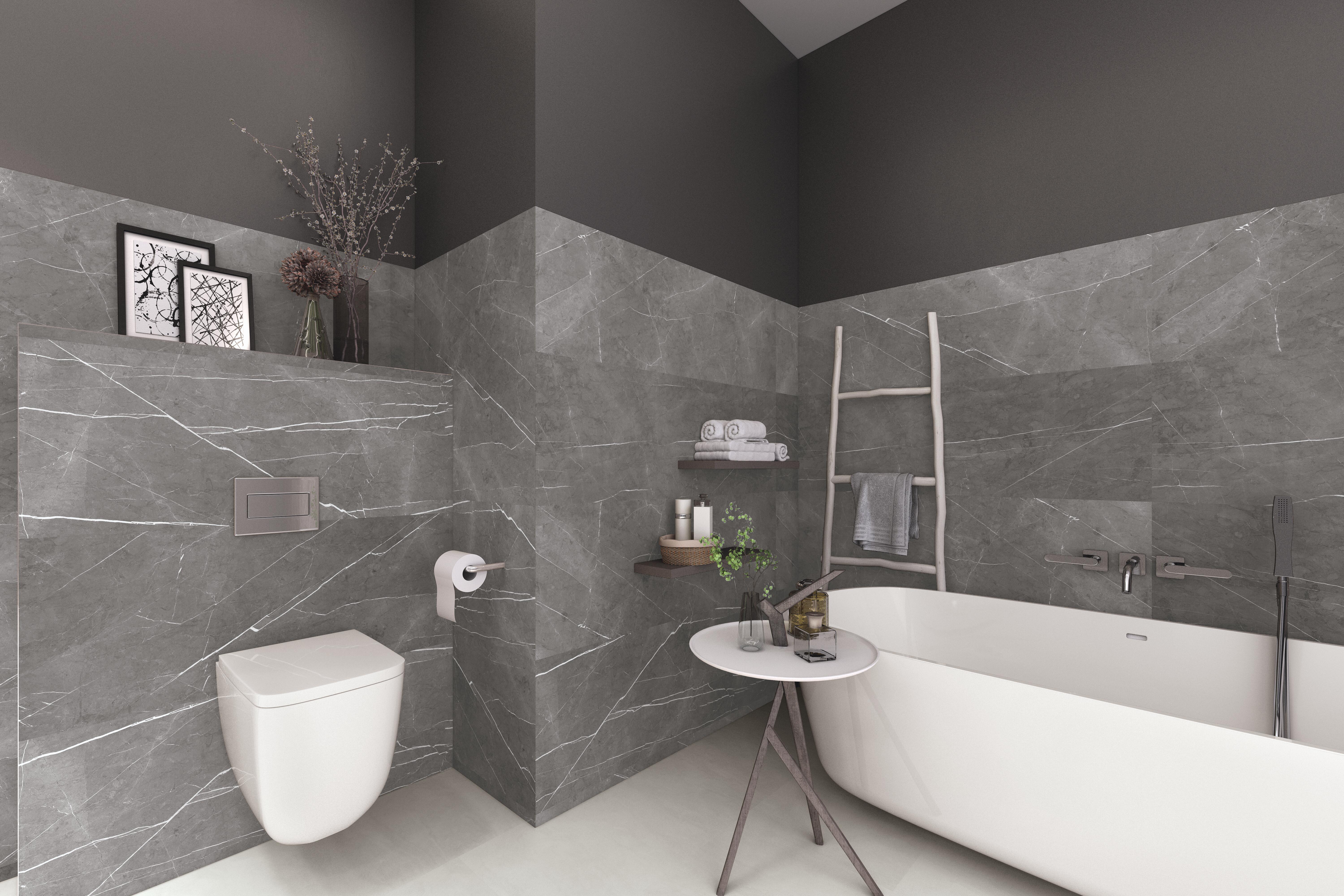 SPC da incollare per pavimento e rivestimento Magalan grigio Sp 3 mm CERAMIN 3.7 m² - 13