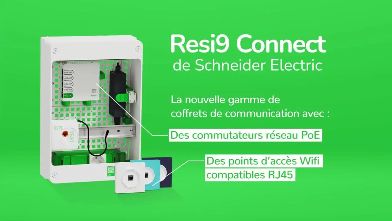 Switch Ethernet PoE 4 ports sortie 1 Gbits RJ45 30W total 57W SCHNEIDER ELECTRIC - 4