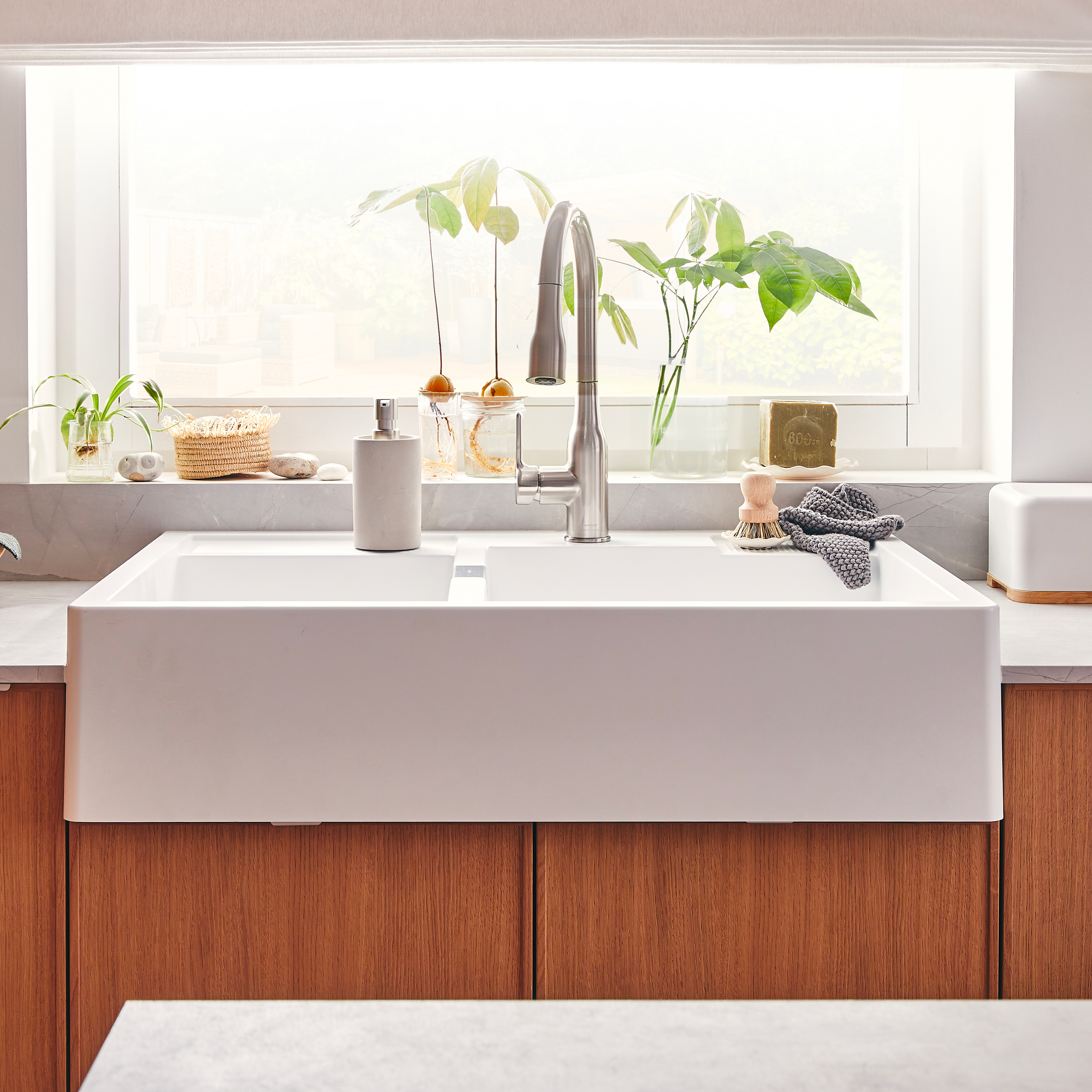 Caisson bas de cuisine DELINIA blanc H.64 x l.90 x P.58 cm - 4