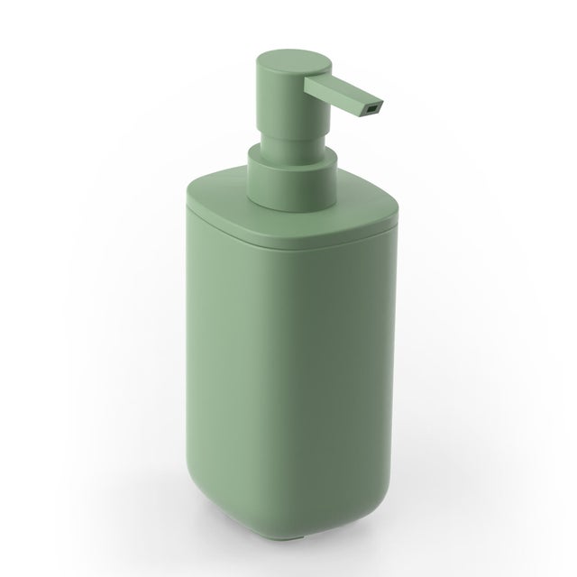 Dispenser sapone per bagno d'appoggio POD verde cactus in polipropilene 0.42 l