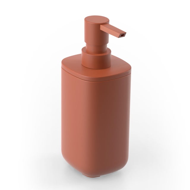 Dispenser sapone per bagno d'appoggio Pod terracotta in polipropilene 0.42 l