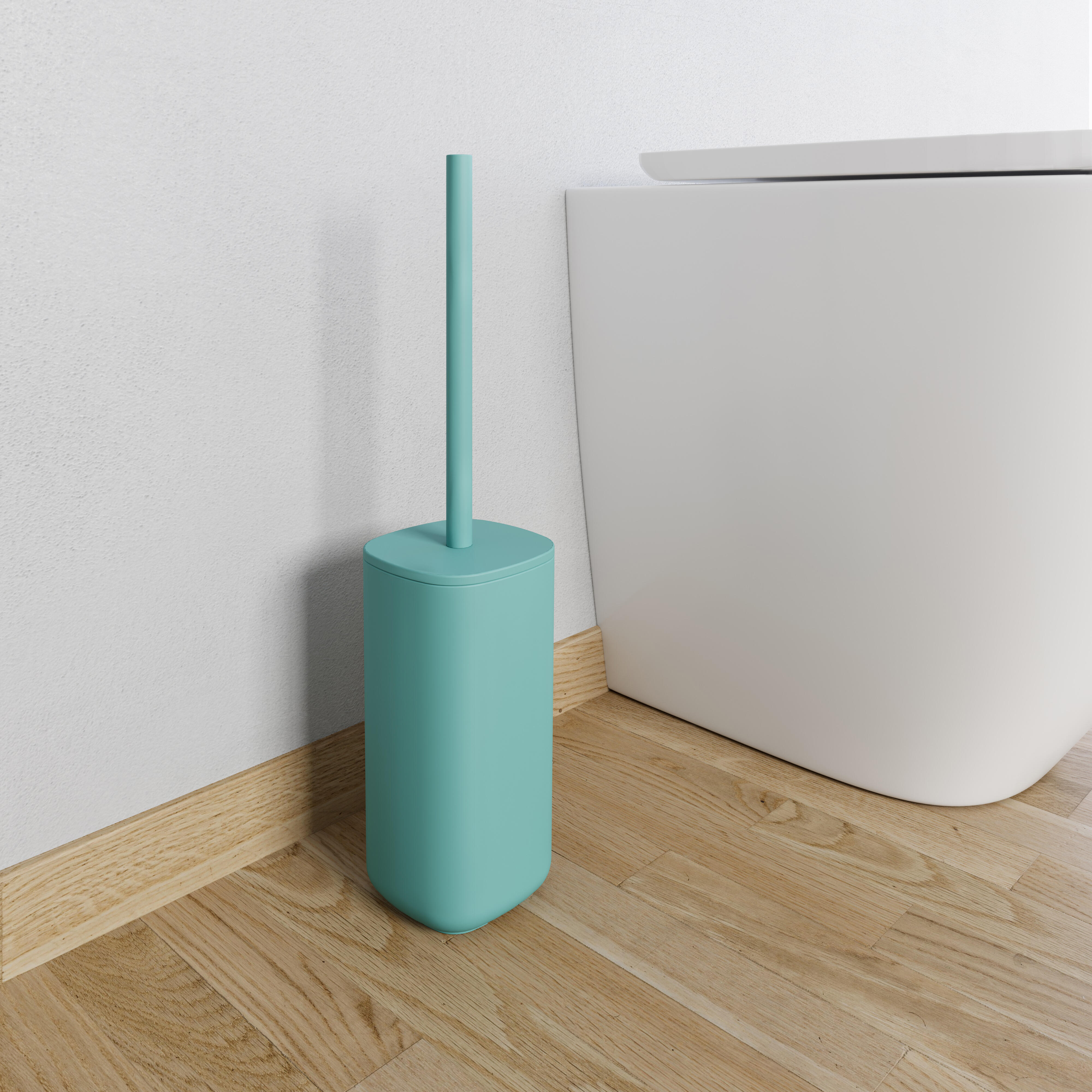 Portascopino pod tiffany H 39.5 cm in polipropilene blu - 2