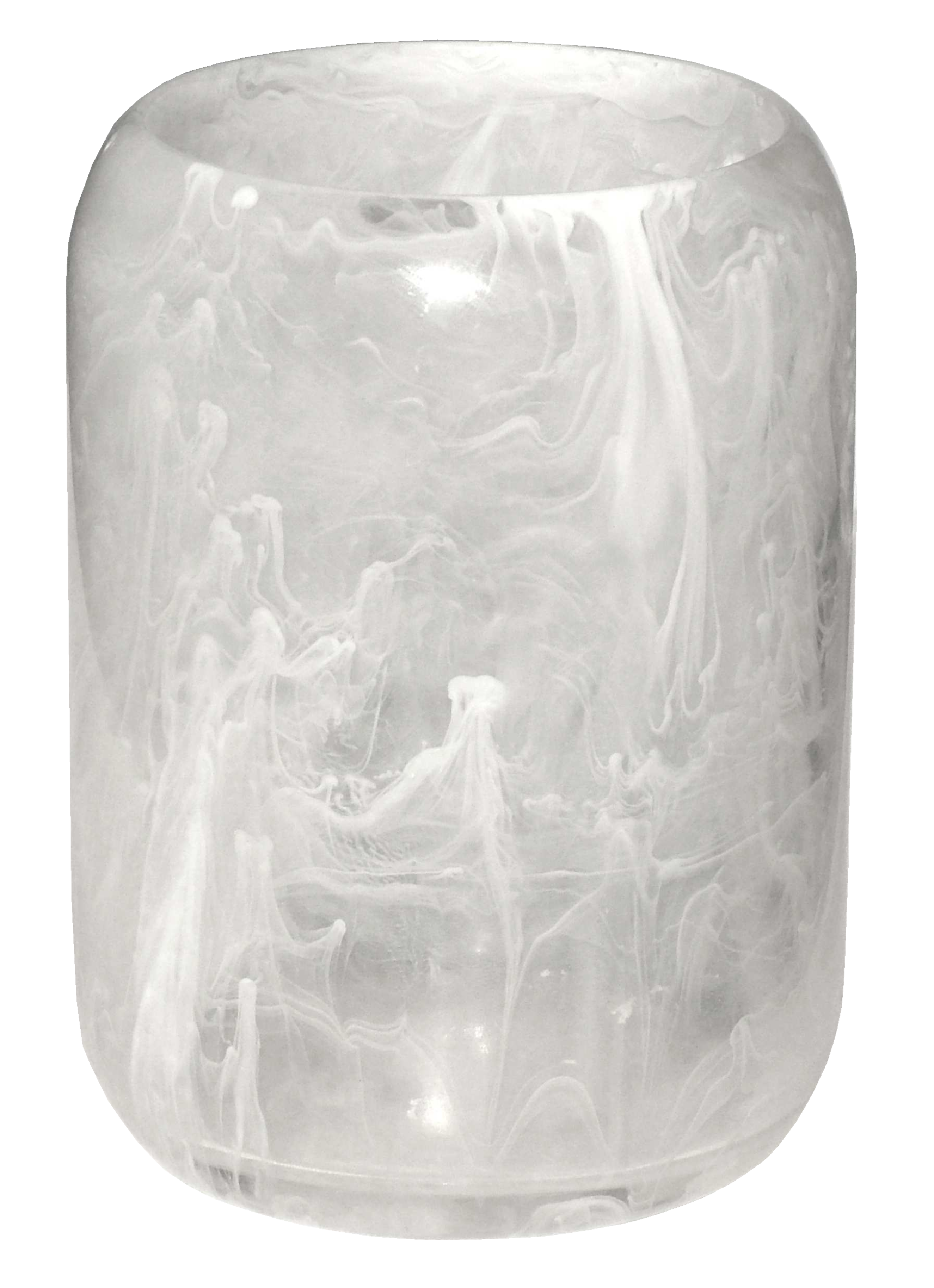 Kubek na szczoteczki do zębów biały Snow