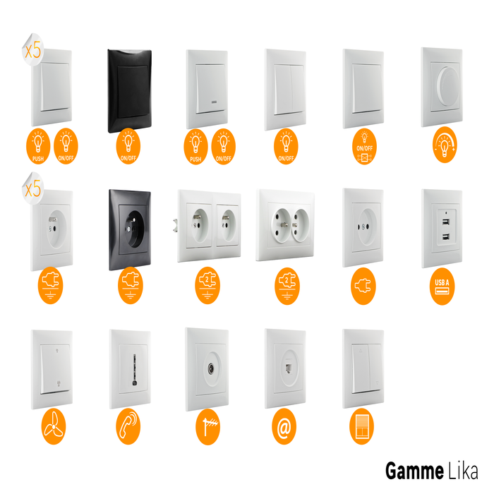 Lika 
Prise
Interrupteur 
