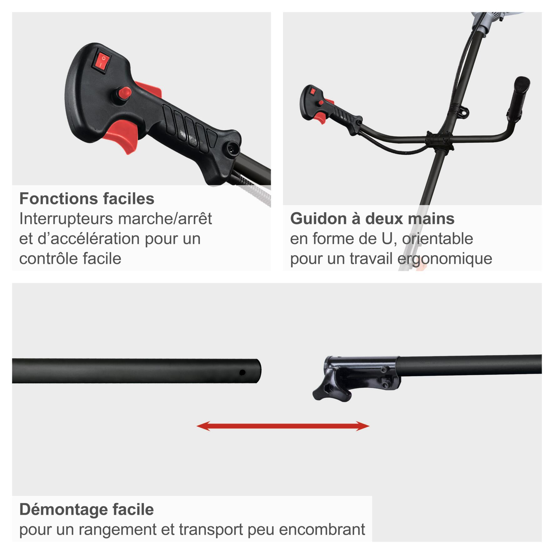 Protection Engrenage Angulaire Scheppach BCH5200PB - Pièce De Rechange Pour Débroussailleuse SECURA