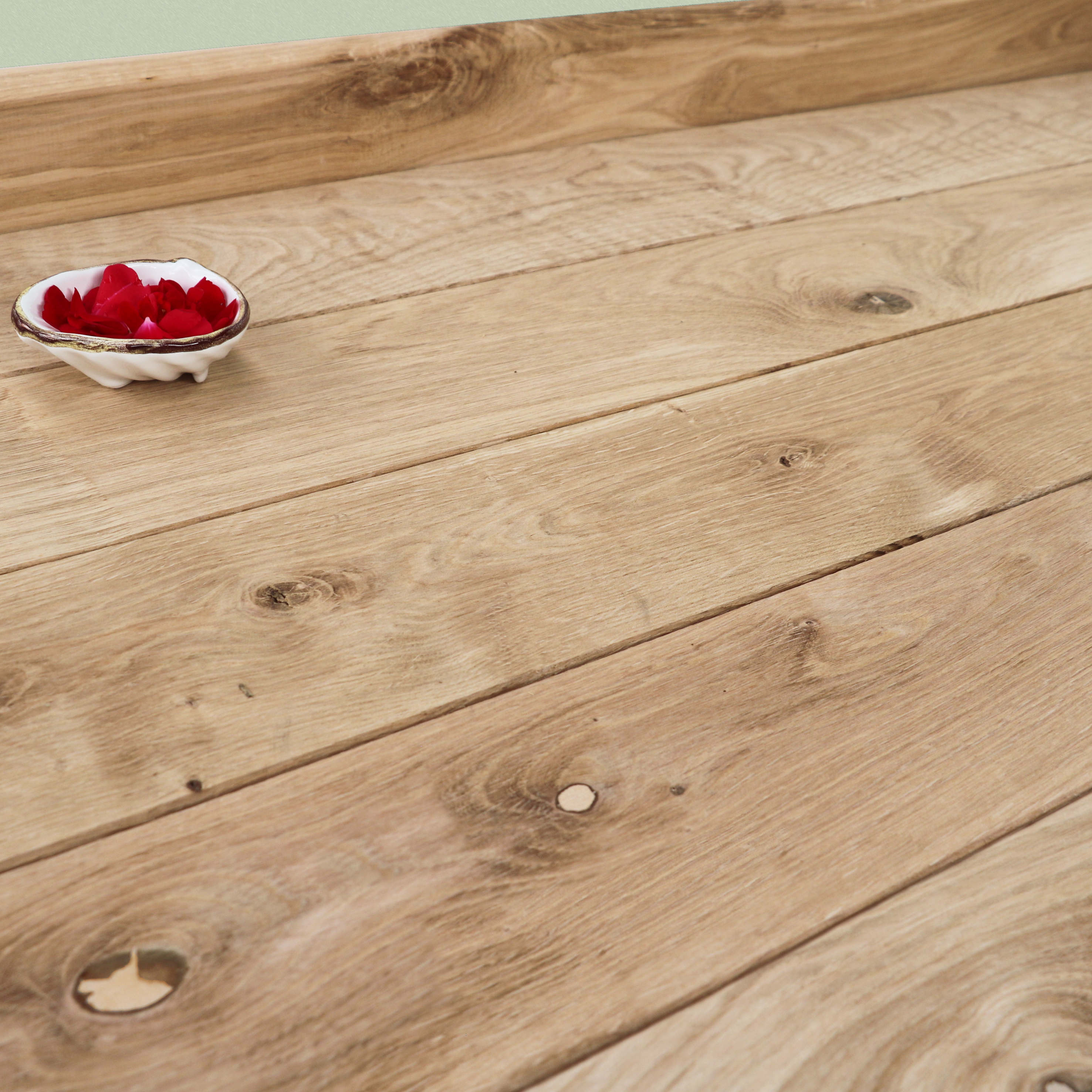 Plancher chêne massif noueux L.200 x l.14 cm, Ep.21 mm - 0.84m² - 7