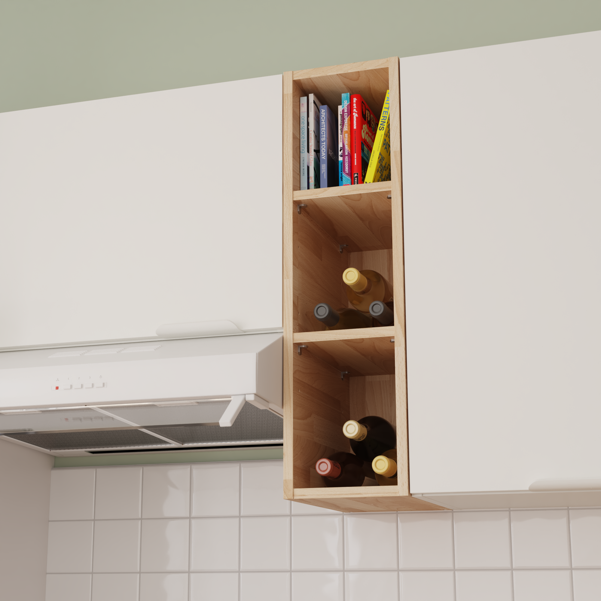 Estante cubo Eleki acabado madera H 72.1 x L 20 x P 37 cm - 6