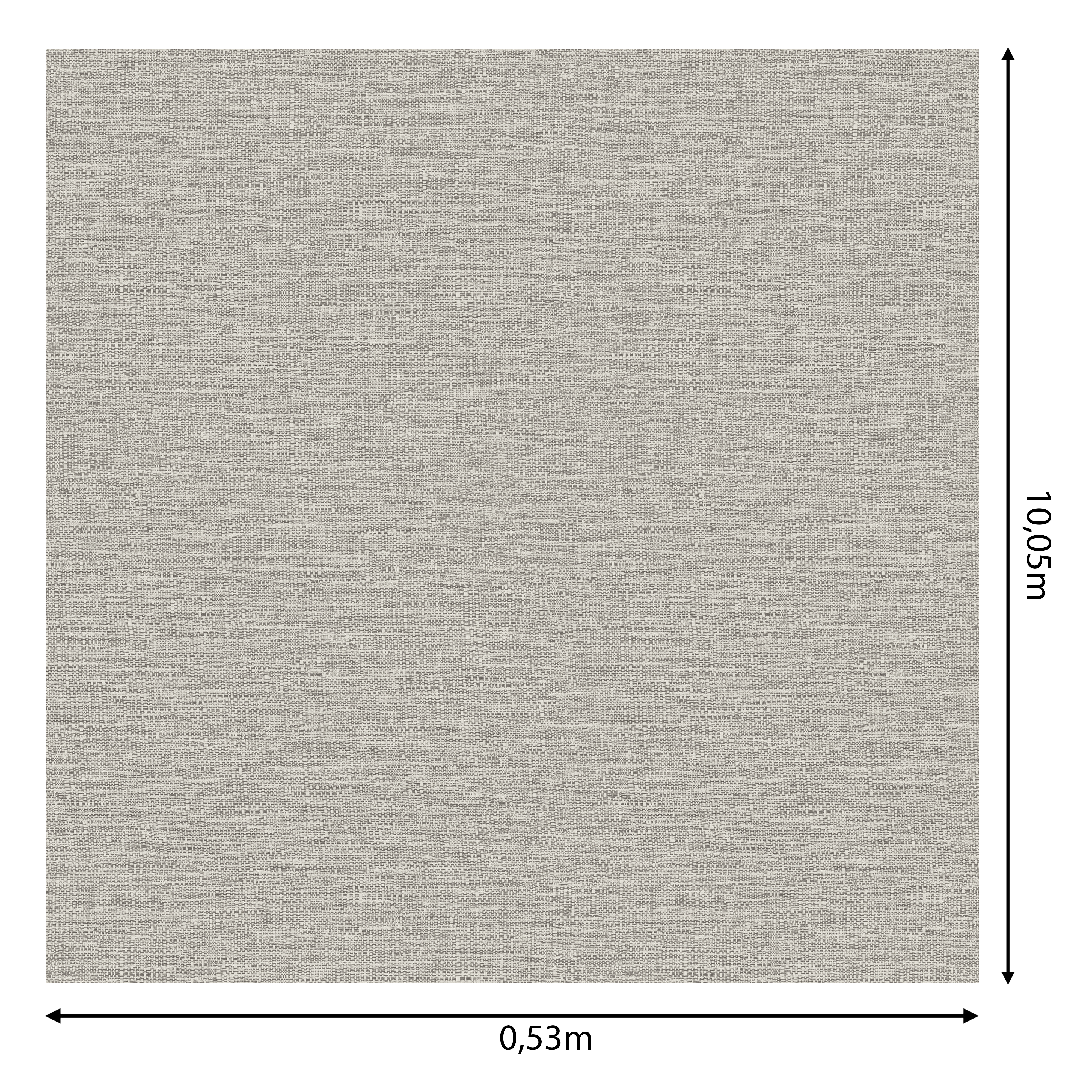 Papel pintado vinilo aplicación cola en pared Liso Khol 3 gris  INSPIRE 53cmx10.05m lavable - 4