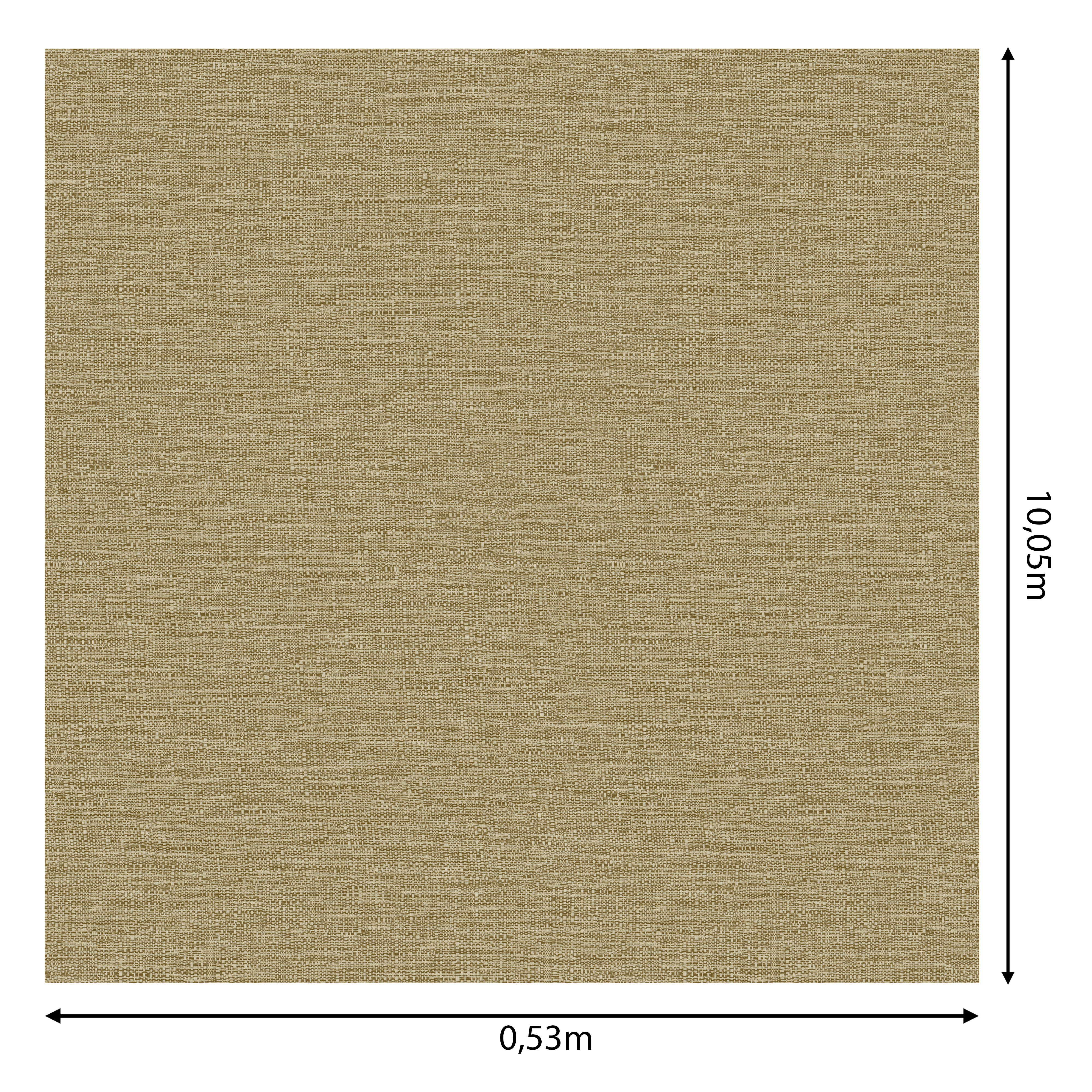 Papel de parede pintado Paille 0,53 x 10,05 m Kenya 3 Inspire - 8