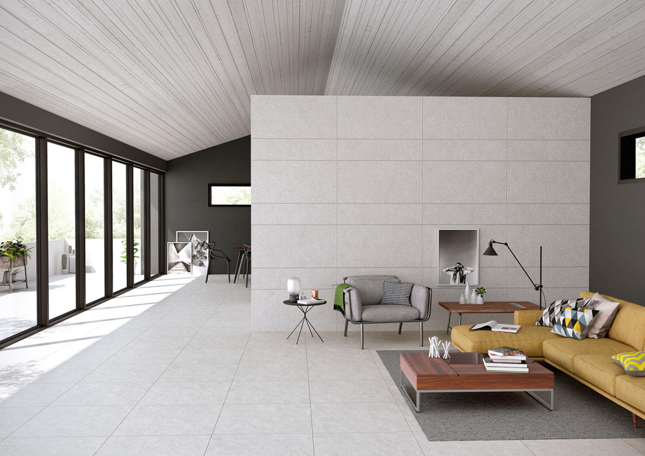 Suelo porcelánico dover efecto piedra white 60x60 cm c2