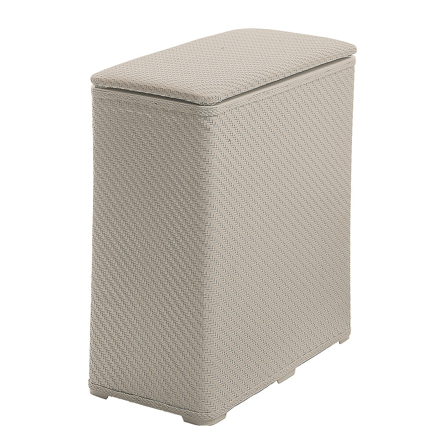 Cesto de ropa ambrogio blanco 60 l