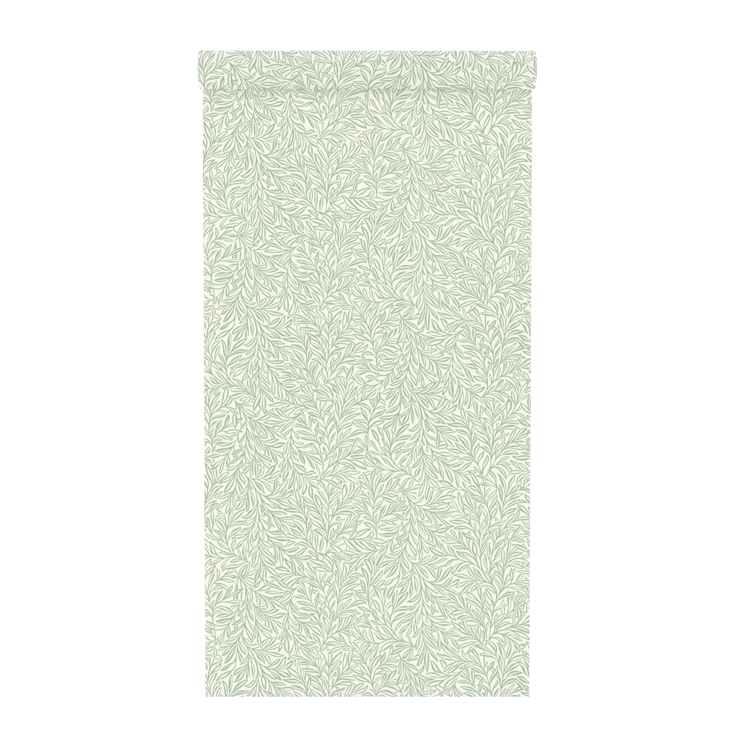 Papel pintado vinilo aplicación cola en pared Naturaleza Isidore verde  INSPIRE 53cmx10.05m superlavable - 5
