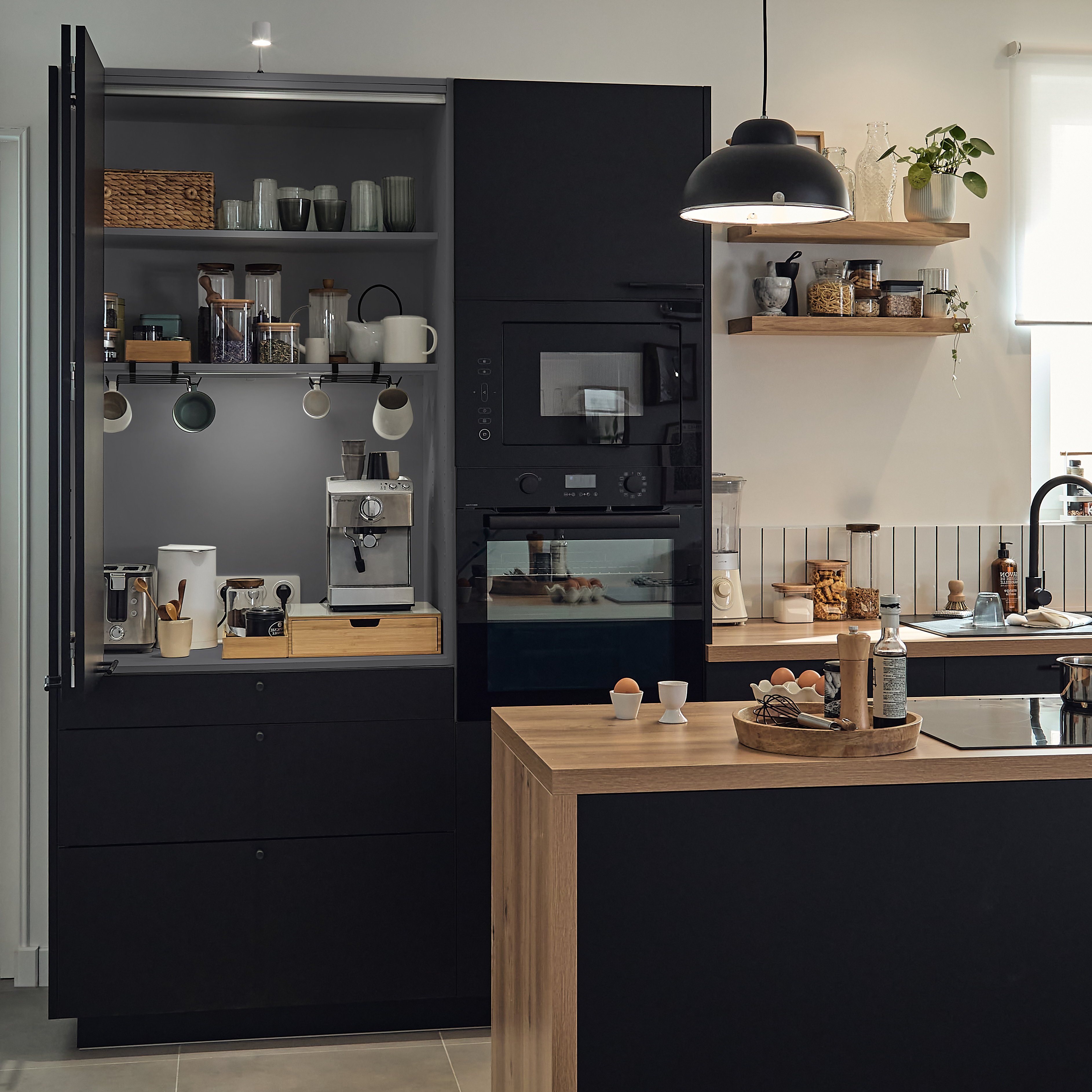 meuble bar à café - gauche