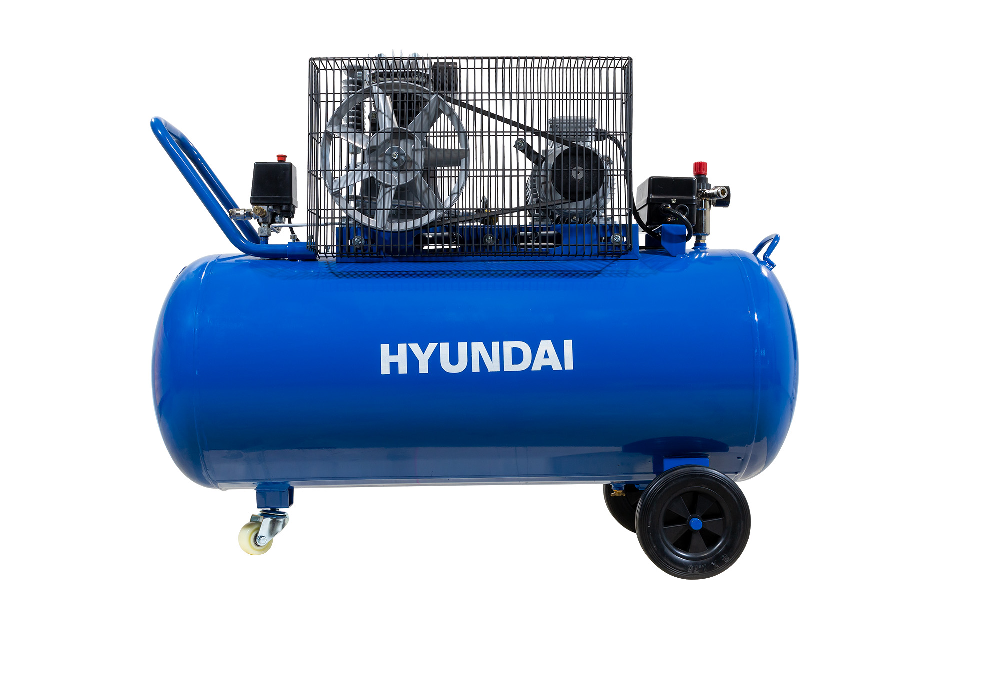 Compresor correas hyundai hyacb200-3t de 3 cv y 200l de depósito