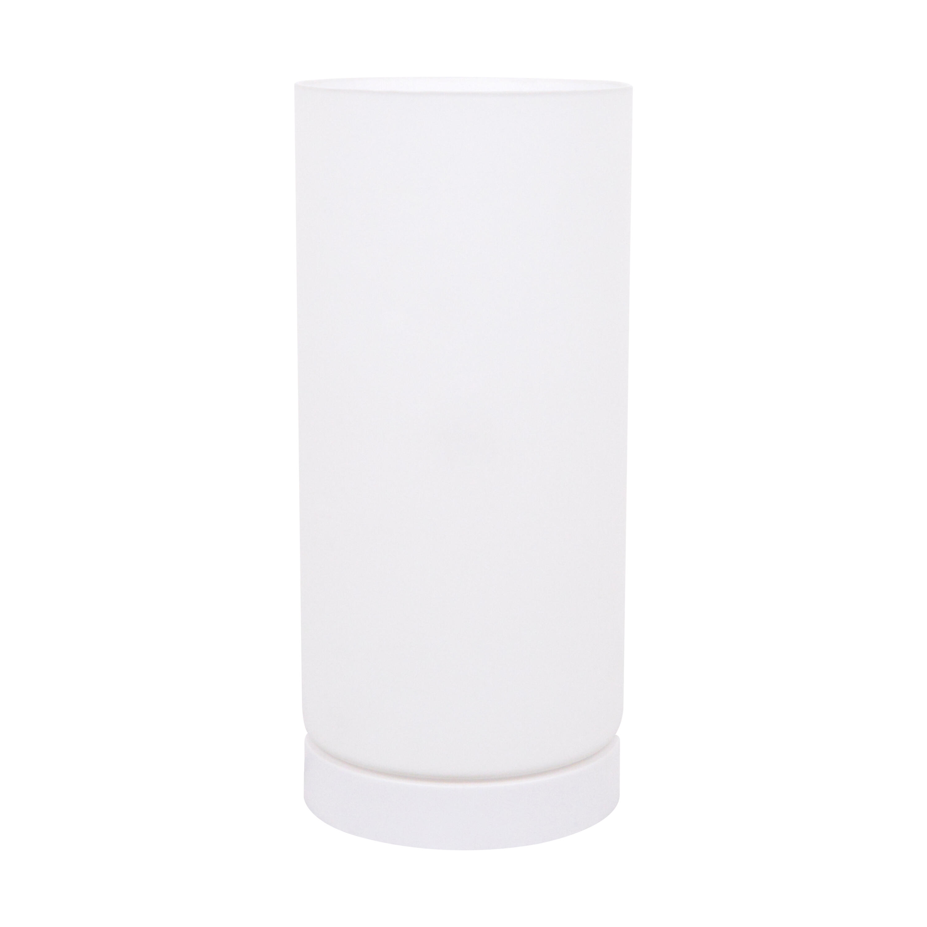 Lámpara de mesa compatible con casquillo E14 Basic INSPIRE con estructura ABS blanco pantalla blanca de vidrio alimentación a red - 3