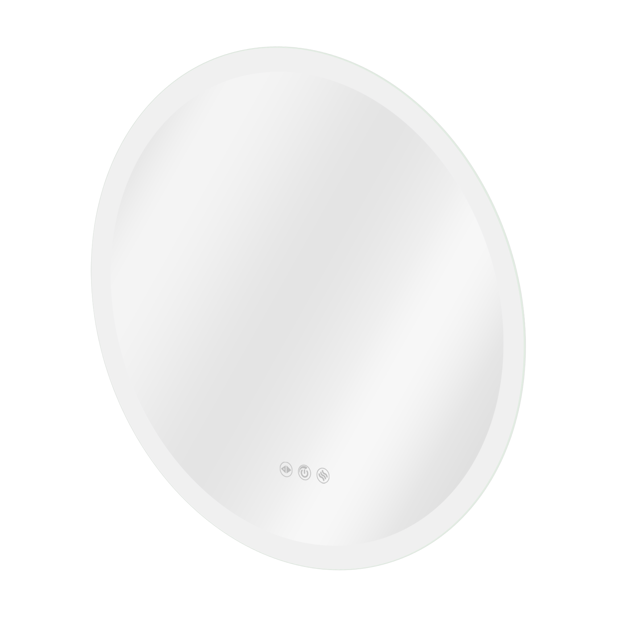 Miroir lumineux rond Diam.60 cm Neo line, anti-buée, variateur int et couleur - 4