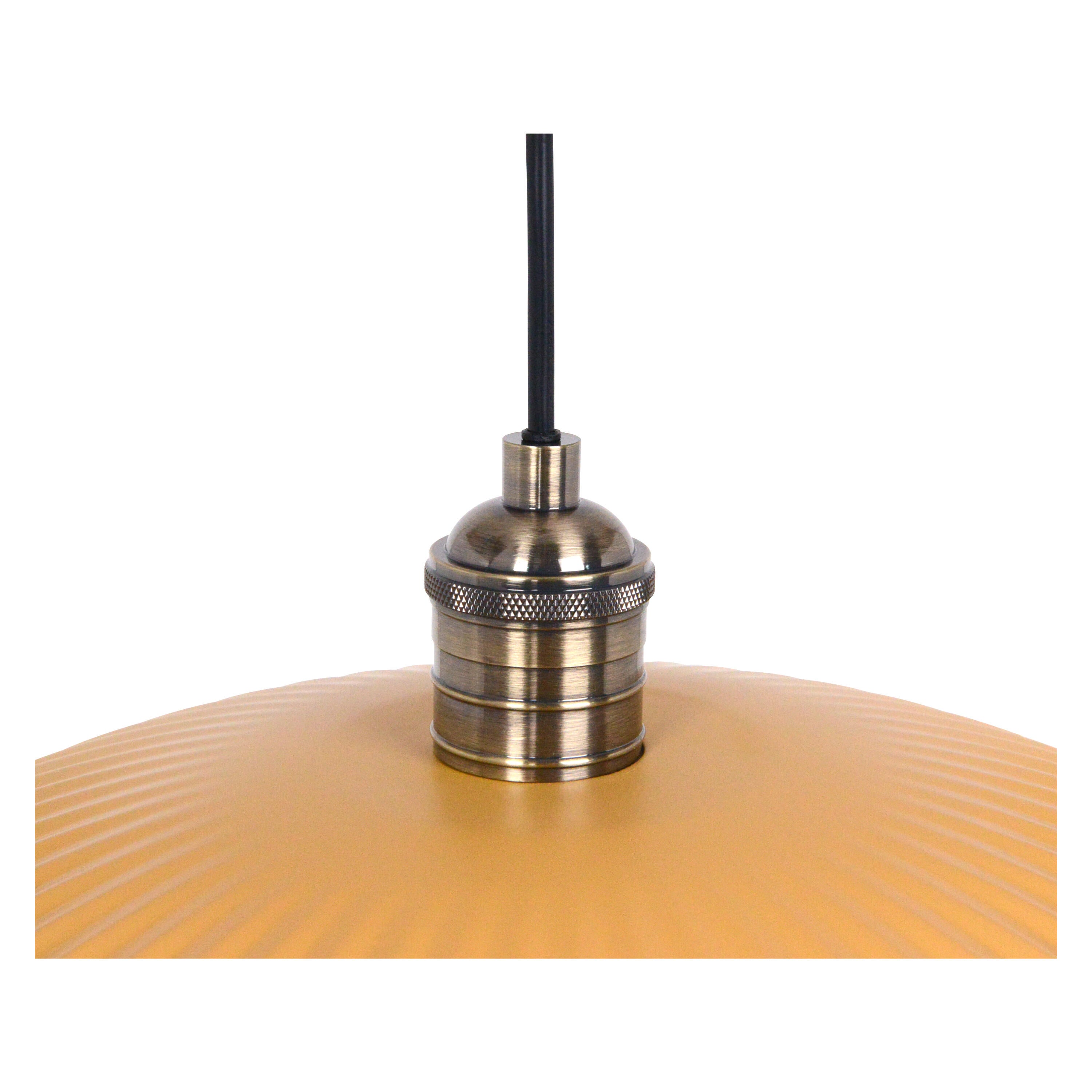 Suspension Kapisi fer, orange, Diam.30 cm INSPIRE, E27 - 8