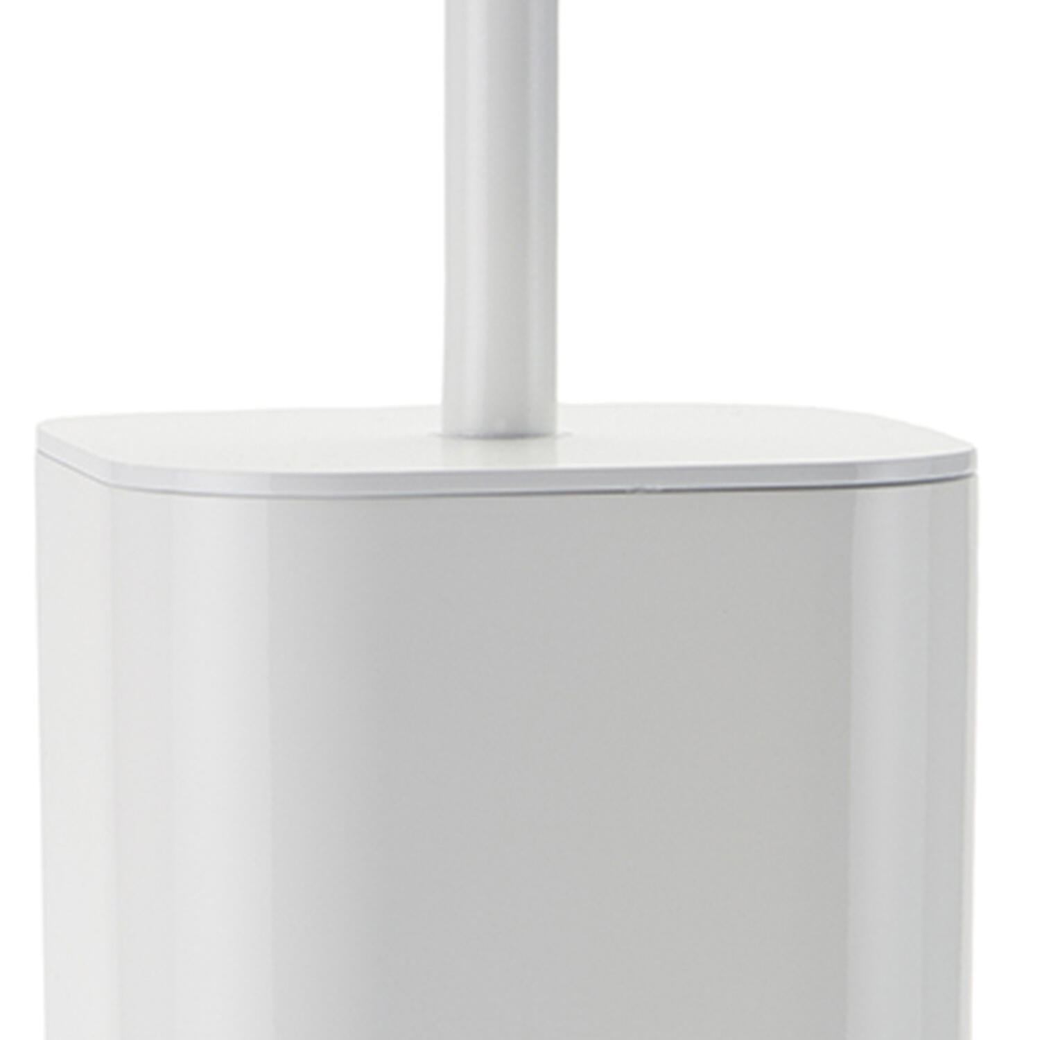 Portascopino square H 38.8 cm in polipropilene bianco - 2