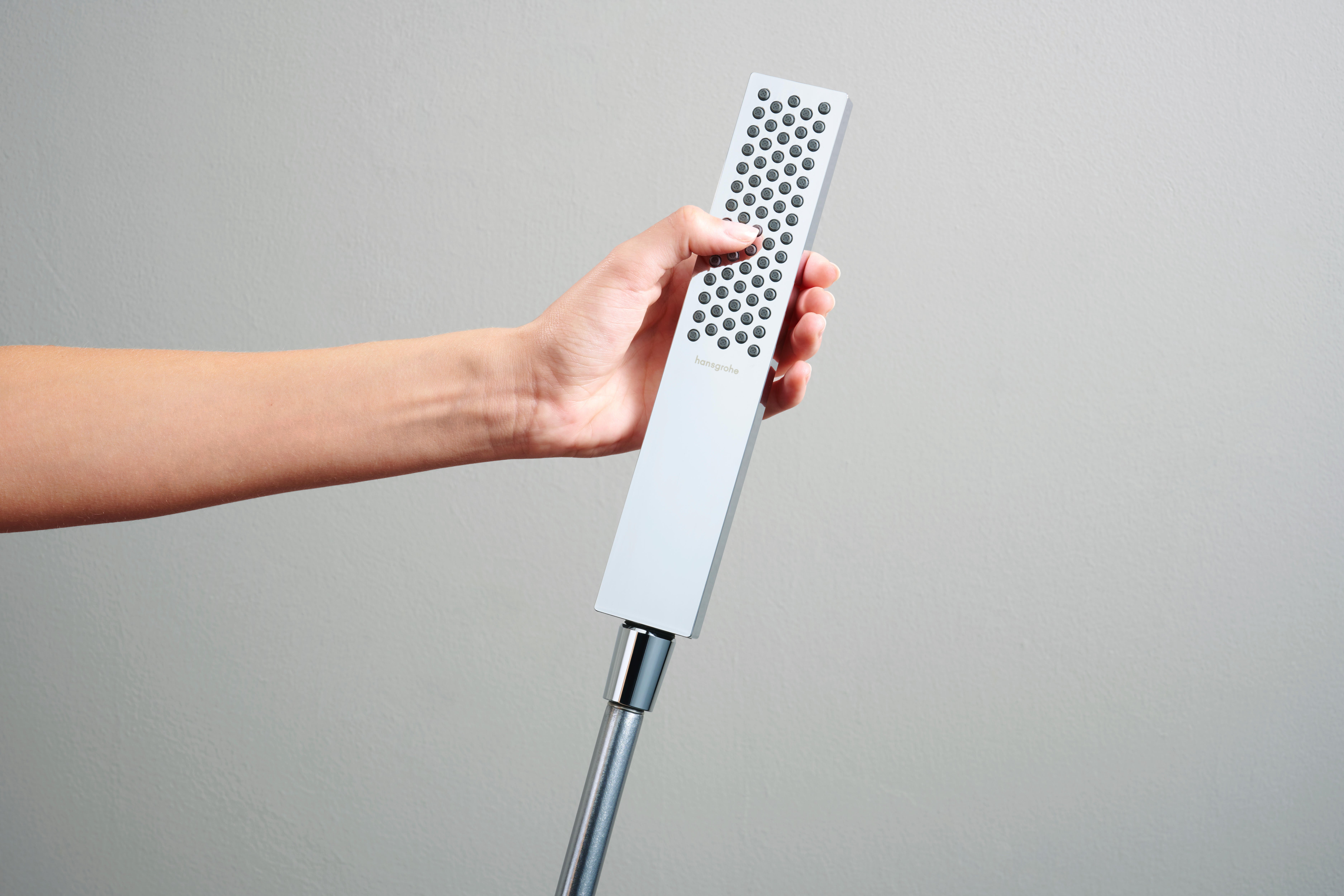Pommeau de douche 1 jet, HANSGROHE Pulsify eco chromé - 4