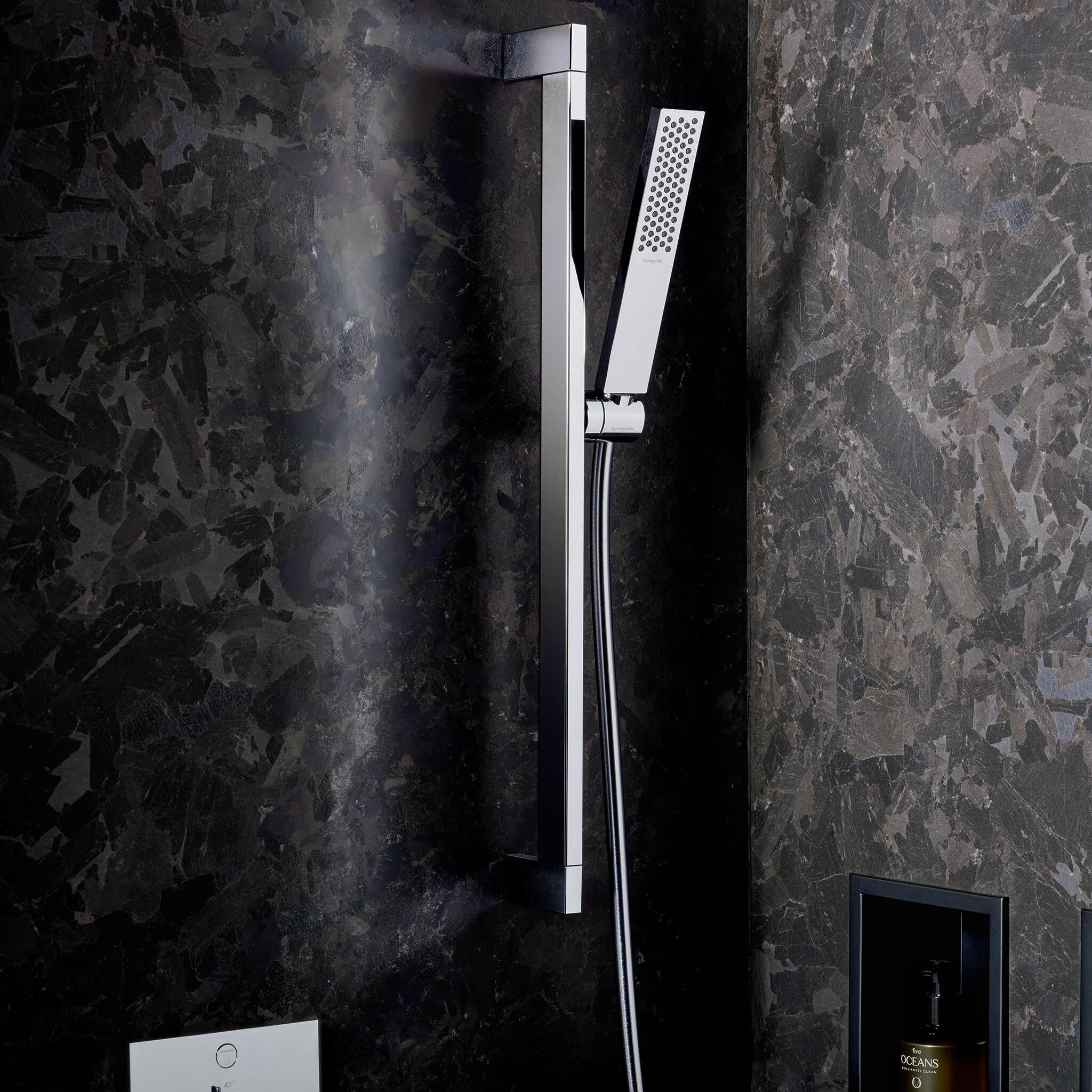 Pommeau de douche 1 jet, HANSGROHE Pulsify eco chromé - 2