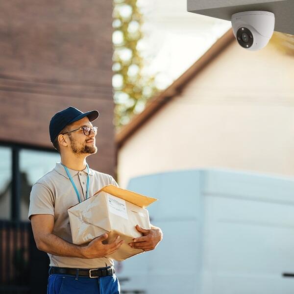Telecamera di videosorveglianza da esterno WIFI, senza fili EZVIZ H4 3MP, sensore di movimento, visione notturna - 3