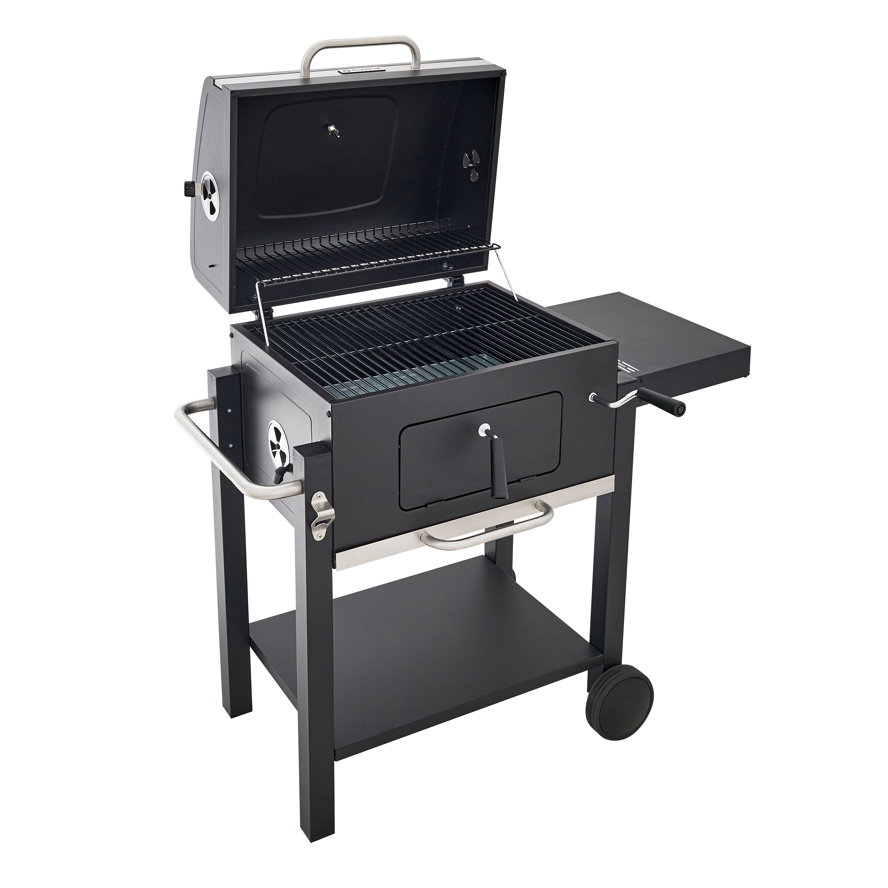 Barbecue a carvão 61x46 cm preto Naterial Centaurus - 20