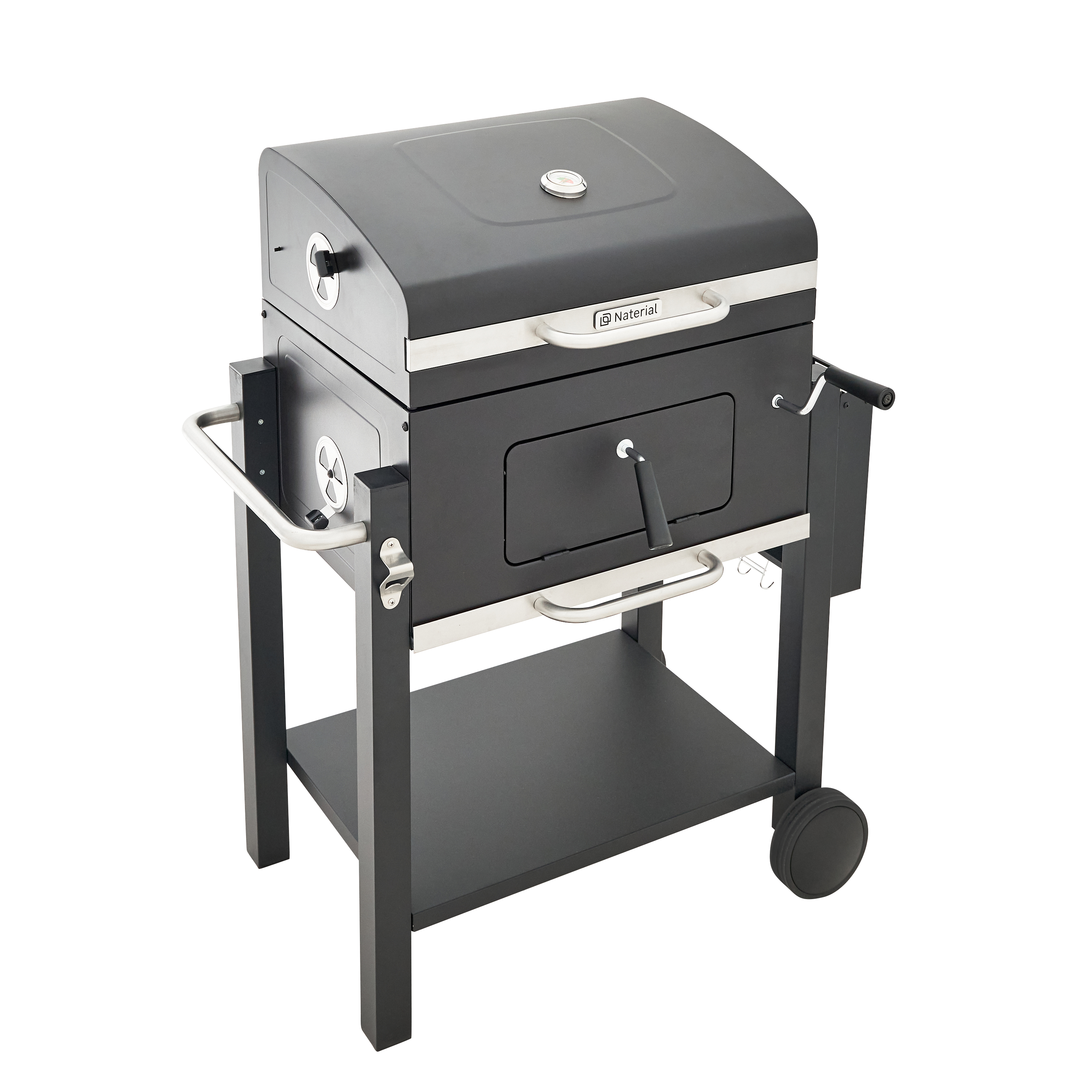 Barbecue a carvão 61x46 cm preto Naterial Centaurus - 23