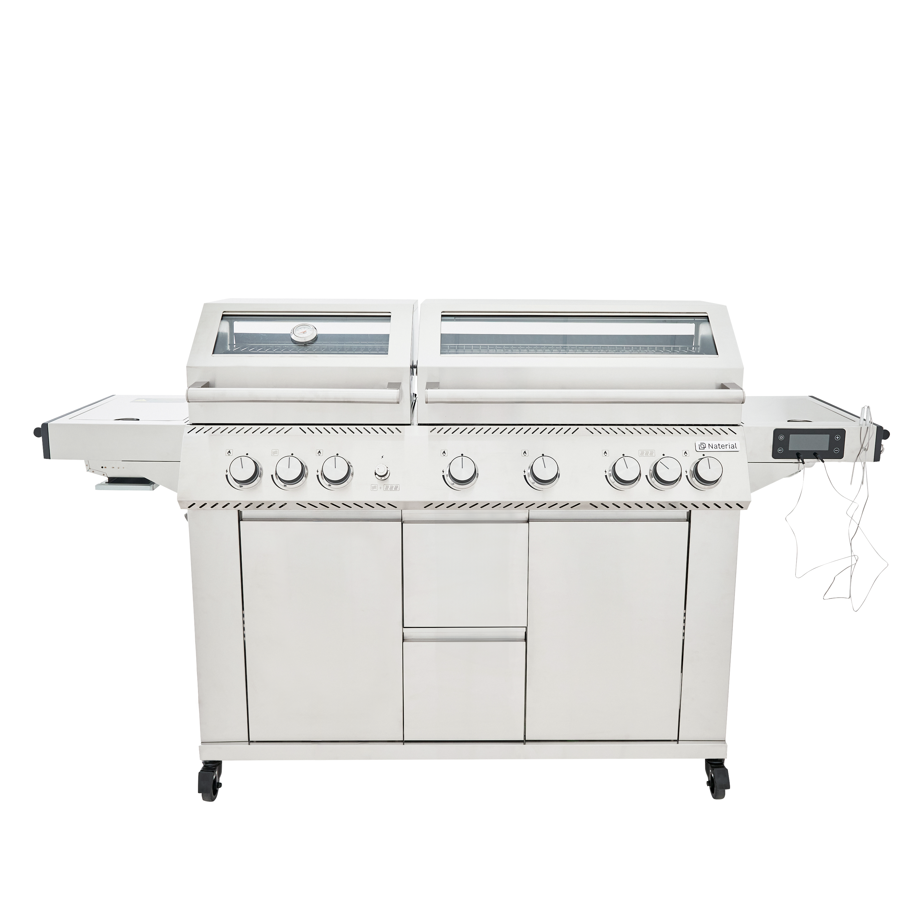 Barbecue a gás premium inox com 6+2 queimadores Naterial Upsilon - 3