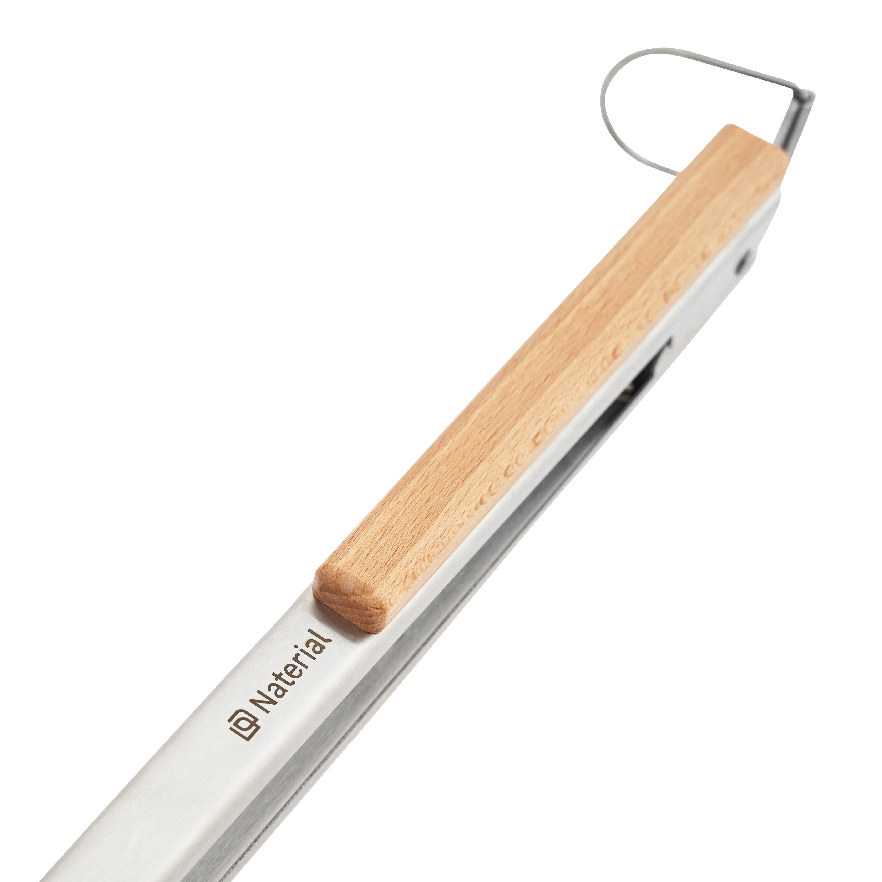 Conjunto de 4 utensílios de barbecue magnéticos em aço inoxidável Naterial - 10