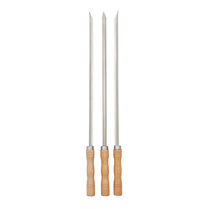 material para espeto de churrasco 