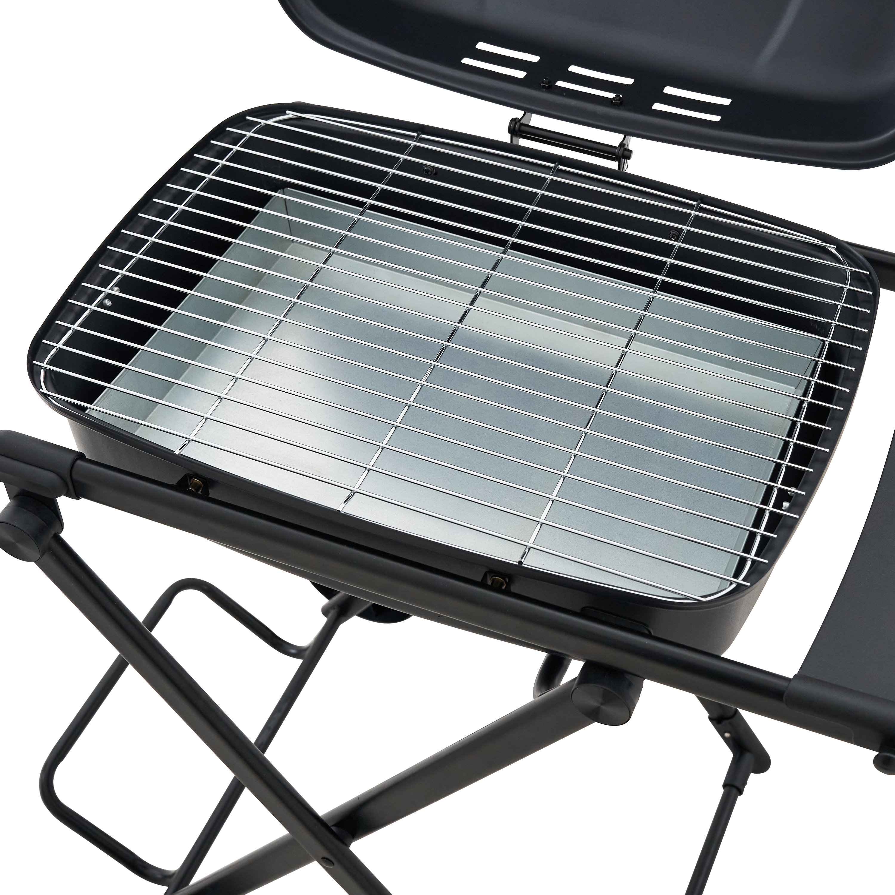 Grill węglowy turystyczny na wózku 42 cm Easy Carry - 8